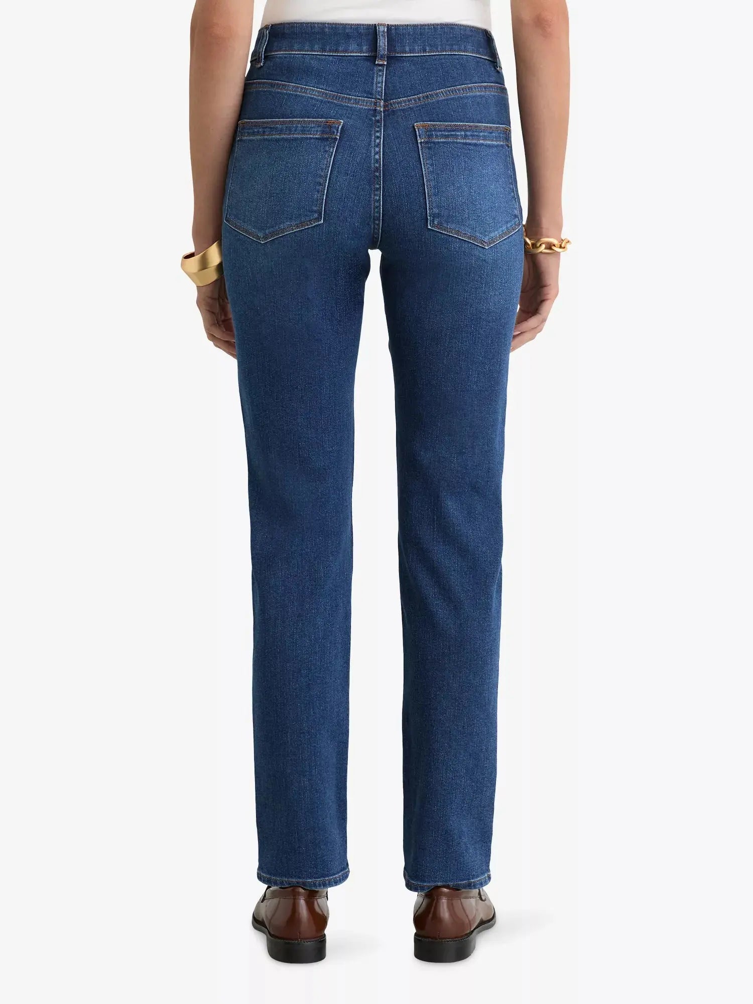 Reiss Women's Isabel Slim-Leg Mid-Rise Stretch-Denim Jeans Reiss