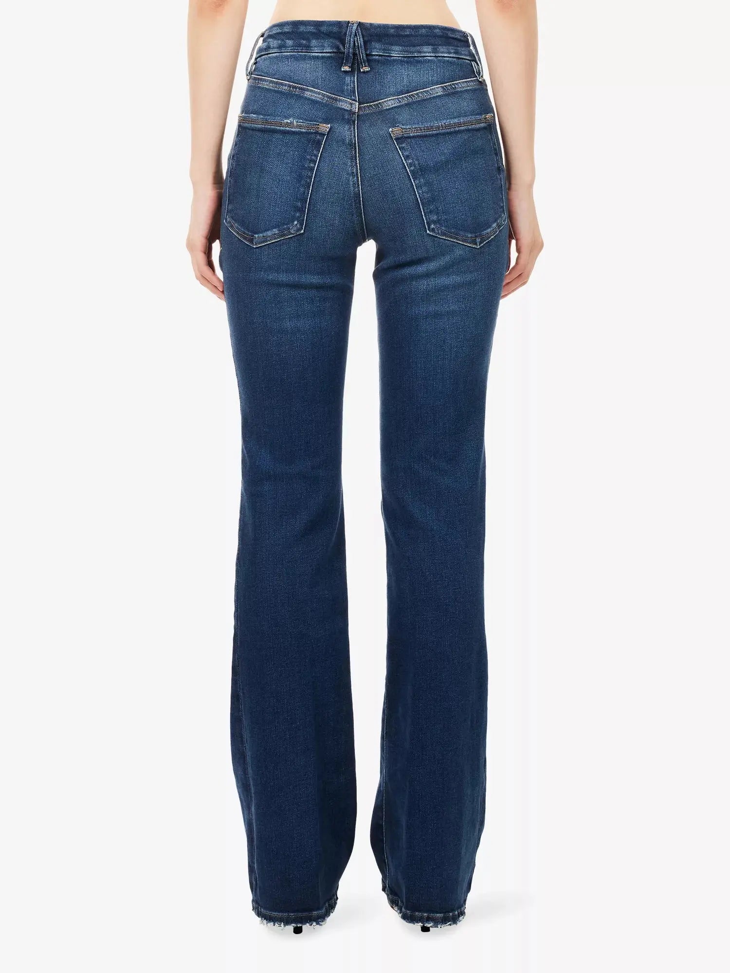 Good American Women's Good Classic Slim Bootcut Stretch-Denim Jeans Good American