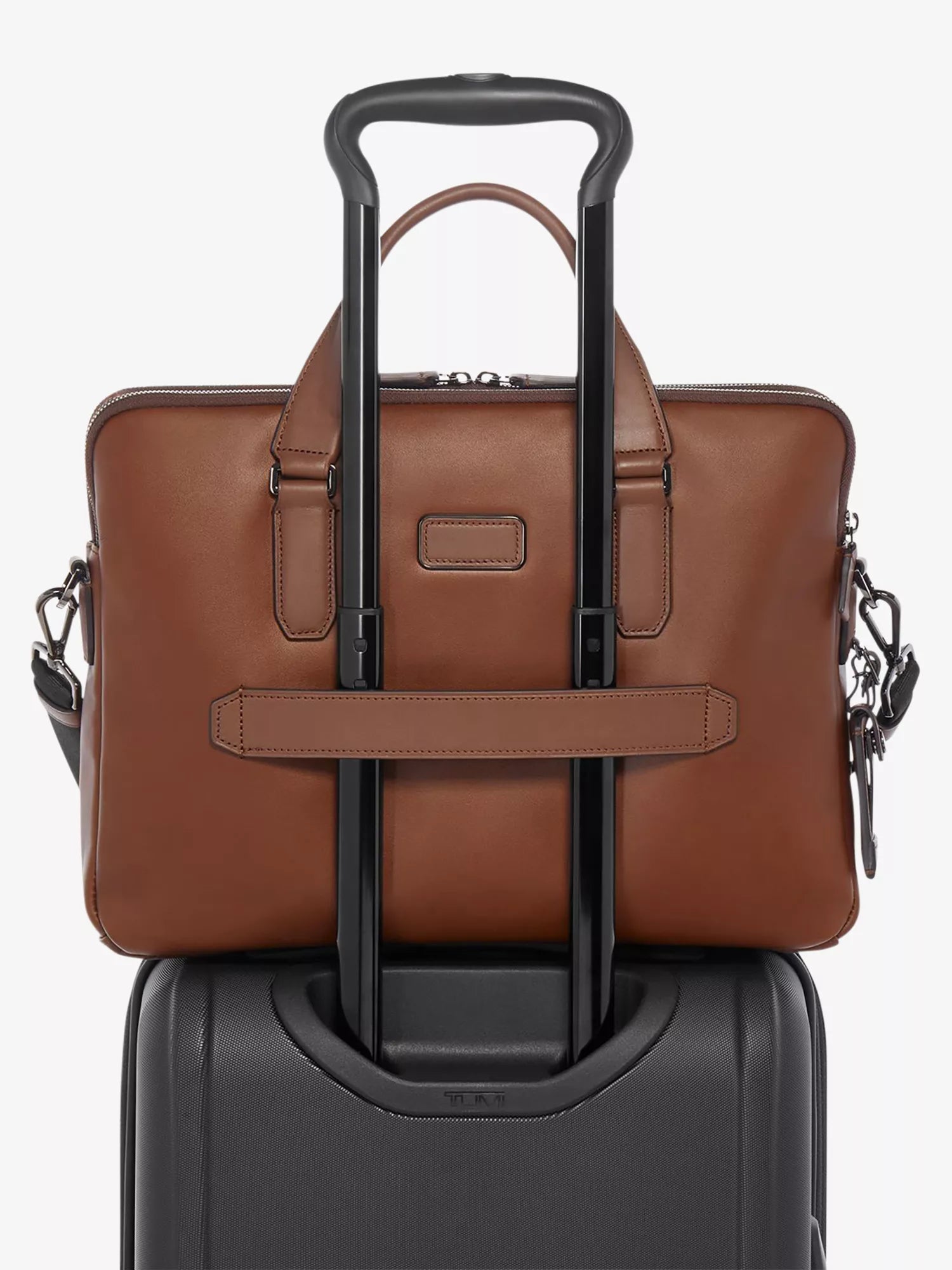 Tumi Men's Harrison Sycamore leather briefcase Tumi