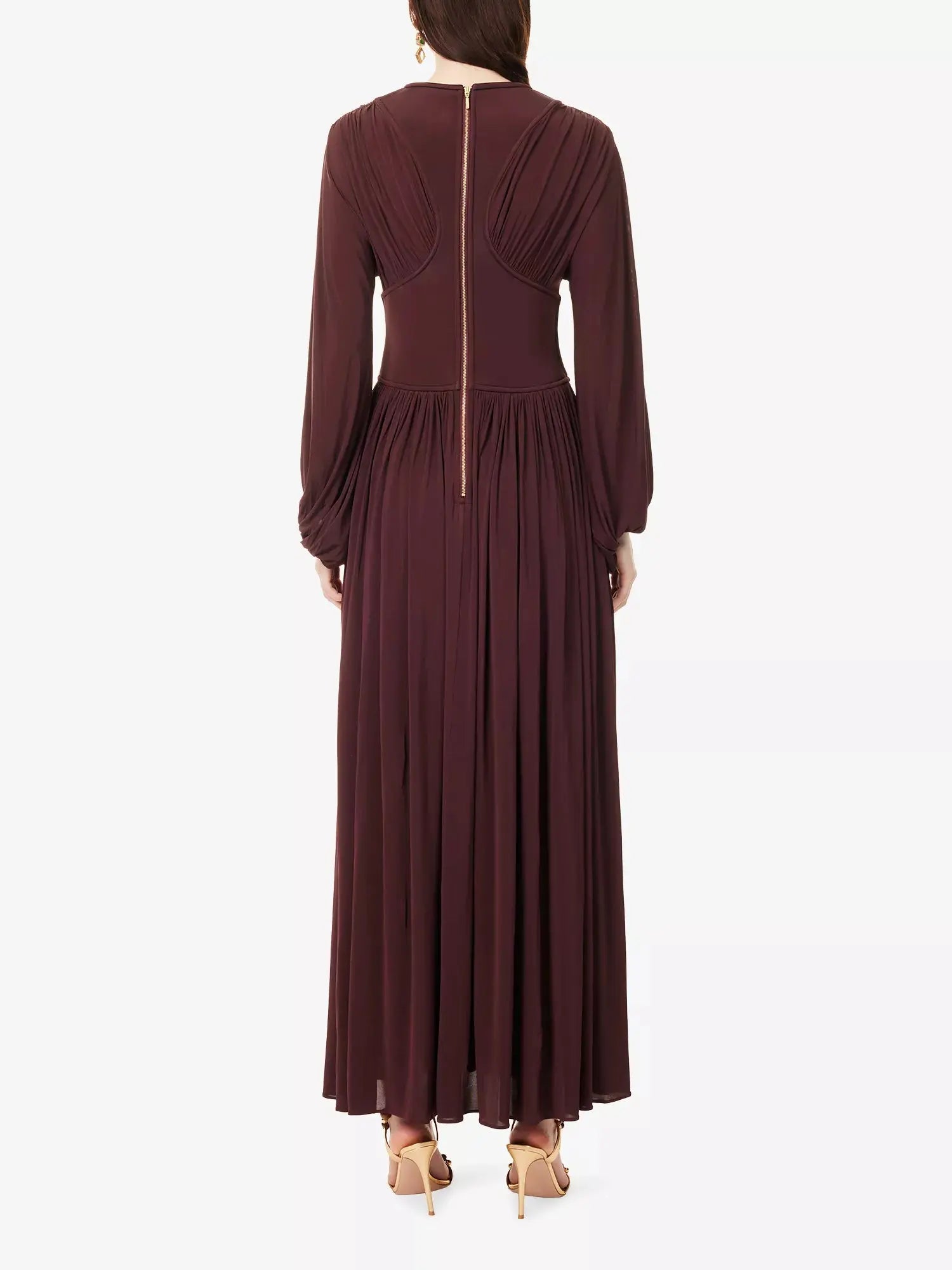 Zimmermann Women's Luna Draped Jersey Maxi Dress Zimmermann