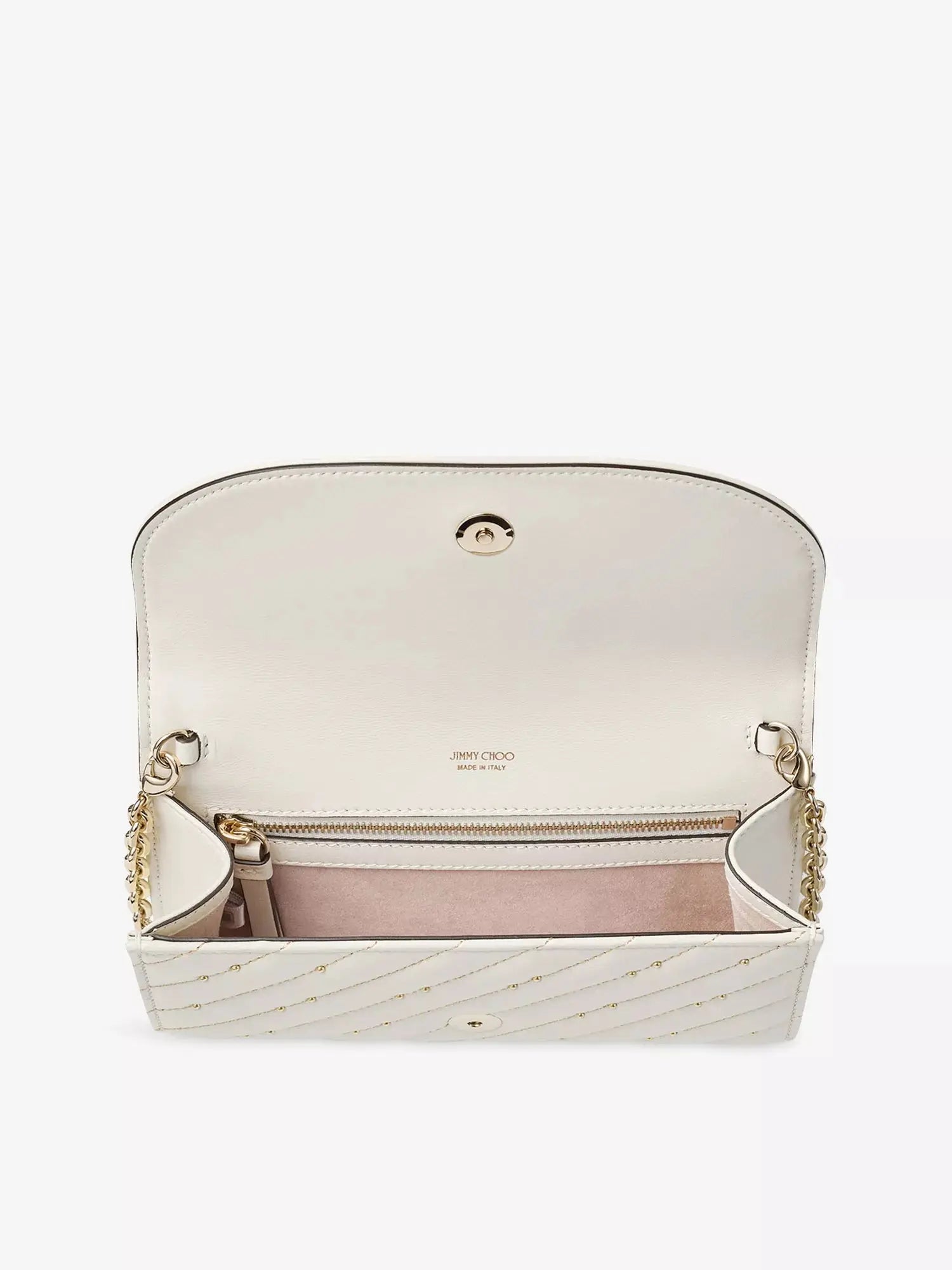 Jimmy Choo Women's Curve Leather Wallet Chain Jimmy Choo