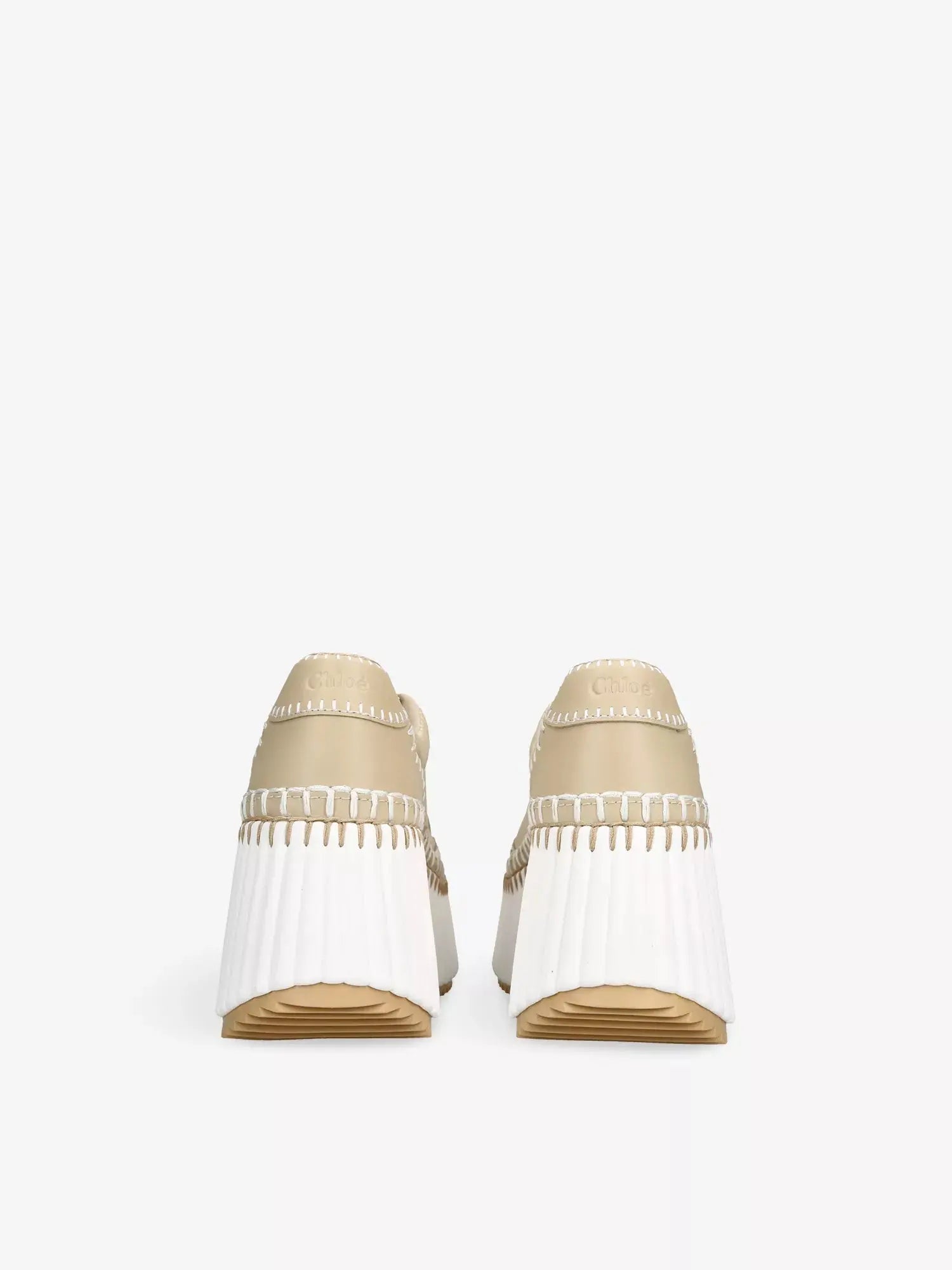 Chloe Women's Nama Runner Platform Woven Trainers Chloe