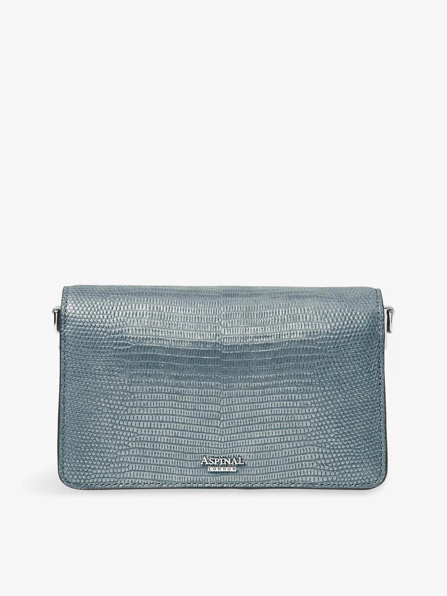 Aspinal of London Women's Eliza Lizard-Embossed Leather Clutch Bag Aspinal of London
