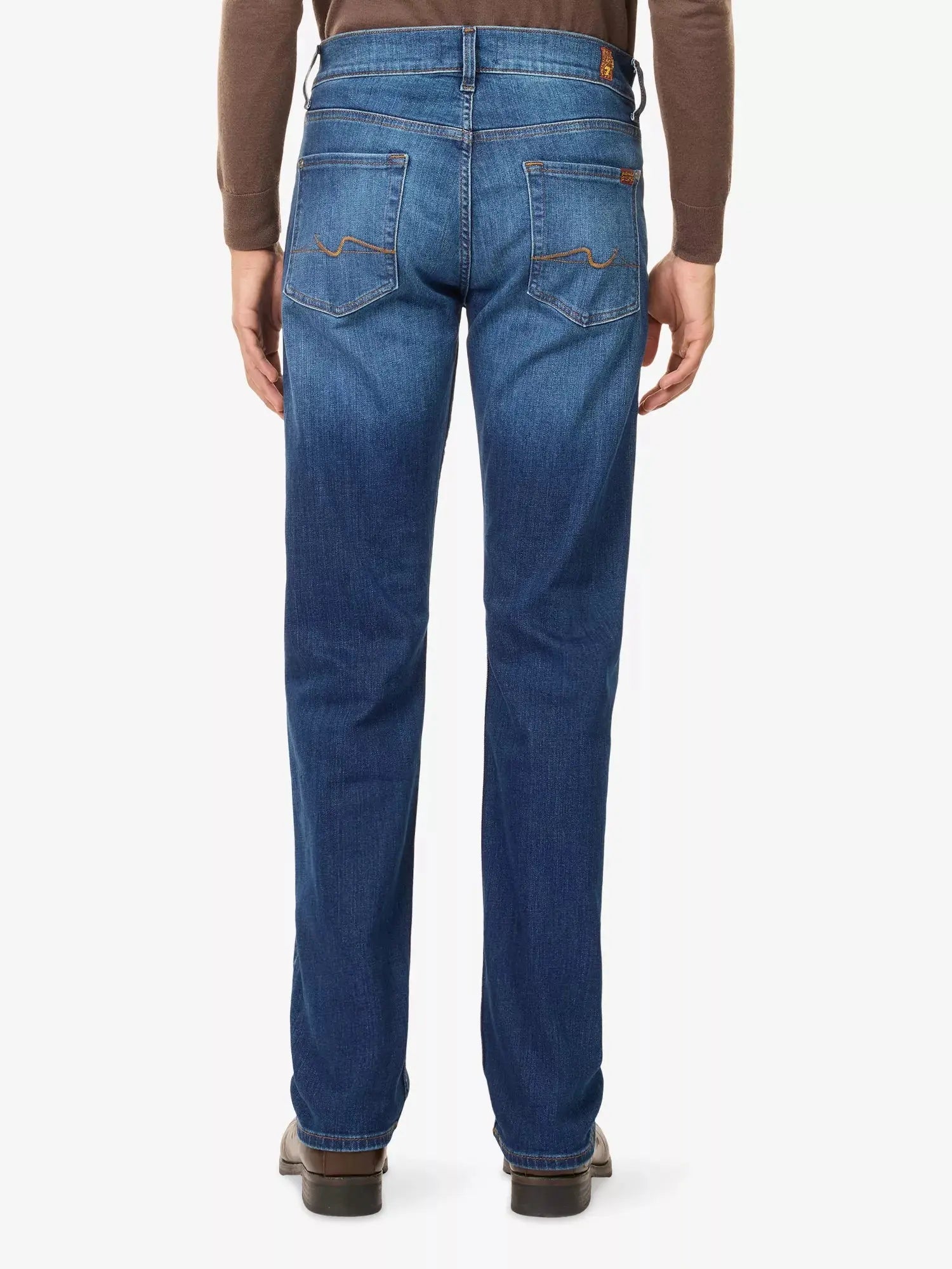 7 For All Mankind Men's Standard Straight-Leg Stretch-Denim Jeans 7 For All Mankind