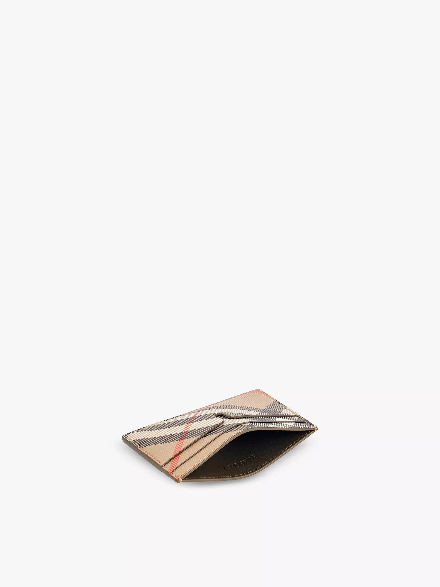 Burberry Men's Sandon check-print coated-canvas card holder Burberry