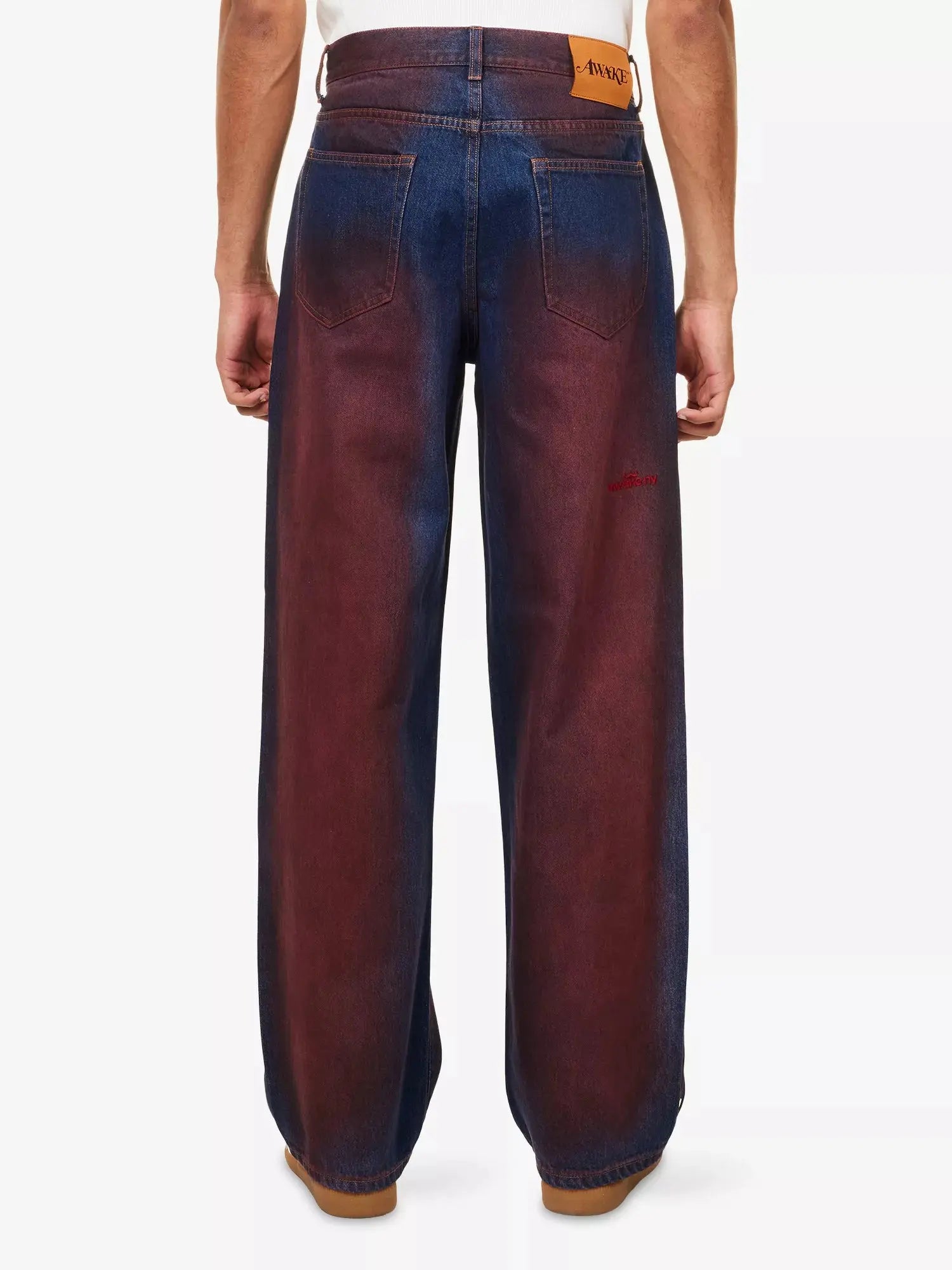 Awake NY  Men's Awake Orchid Baggy-Fit Denim Jeans Awake NY