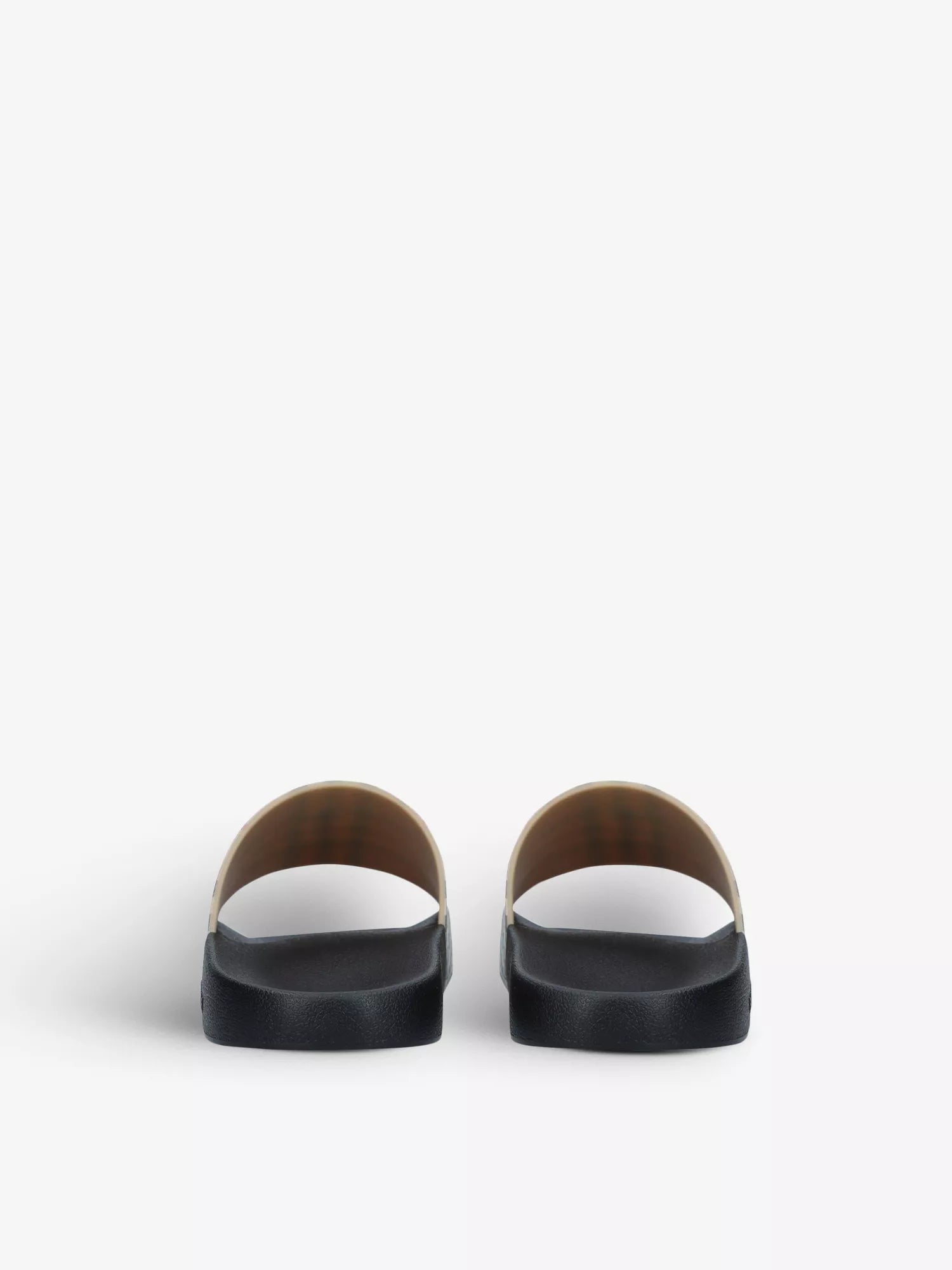 Burberry Men's Furley checked sliders Burberry
