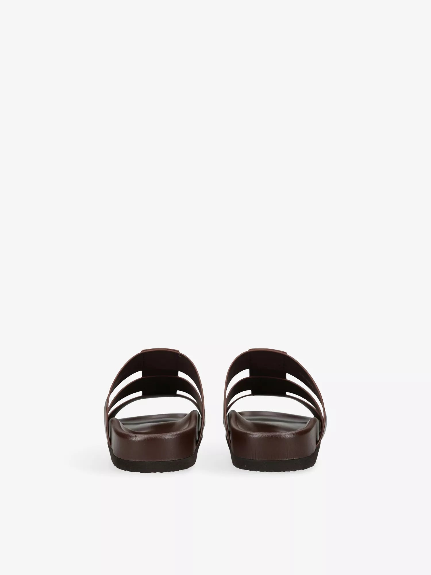 Valentino Garavani Men's Studshield VLogo Flat Leather Sandals Valentino Garavani