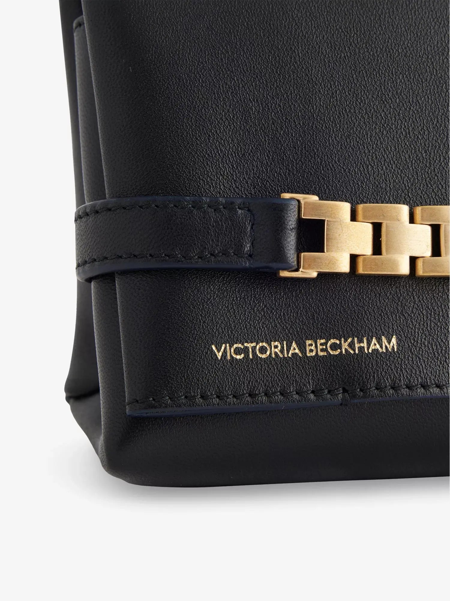 Victoria Beckham Women's Chain Mini Pouch Leather Bag Victoria Beckham