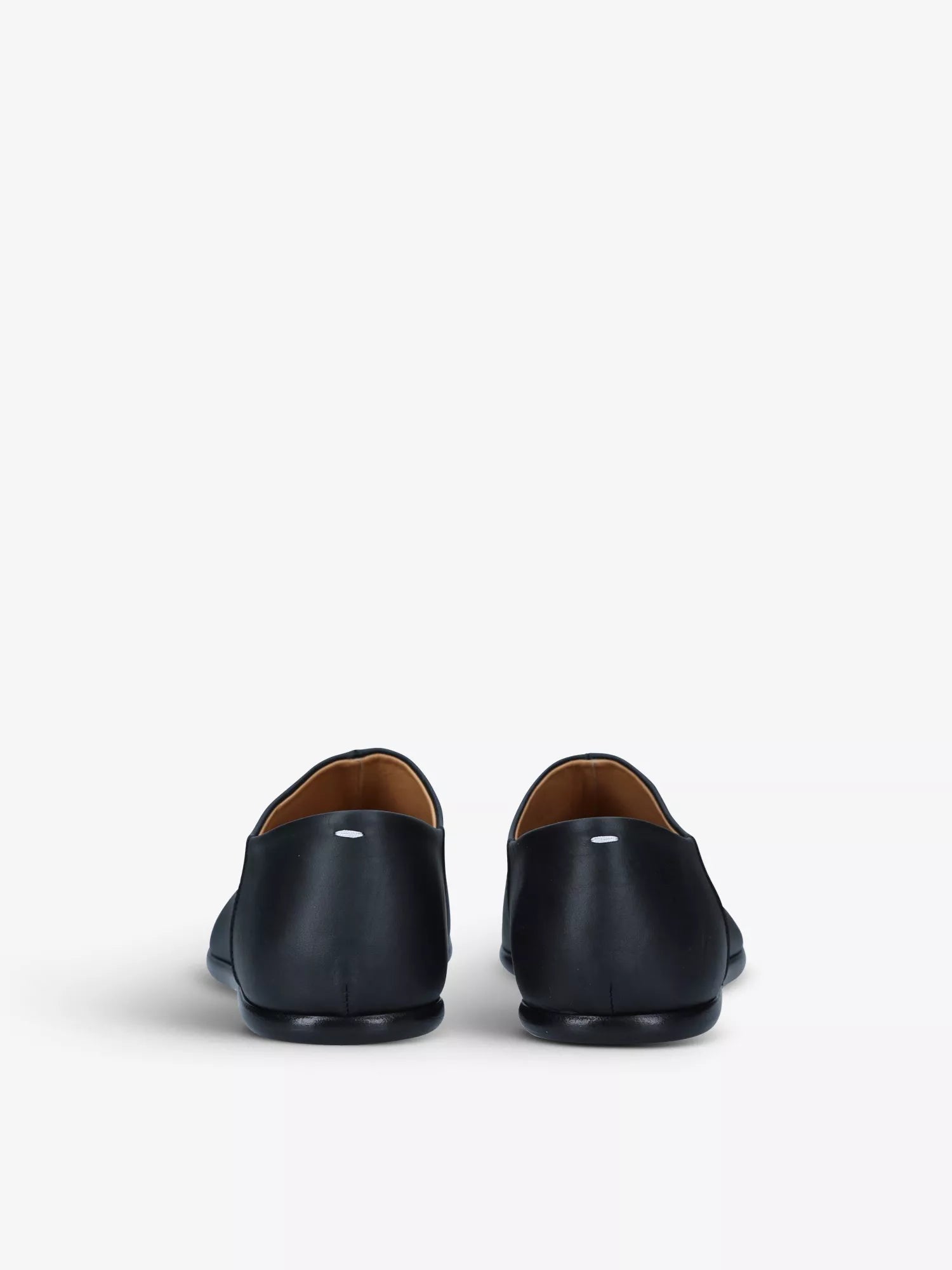 Maison Margiela Men's Tabi split-toe satin flat shoes Maison Margiela