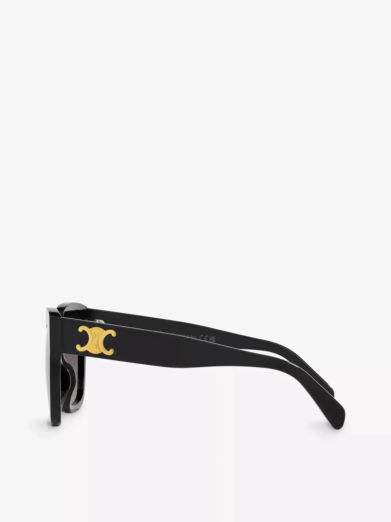 Celine Women's CL000403 Triomphe irregular-frame acetate sunglasses Celine