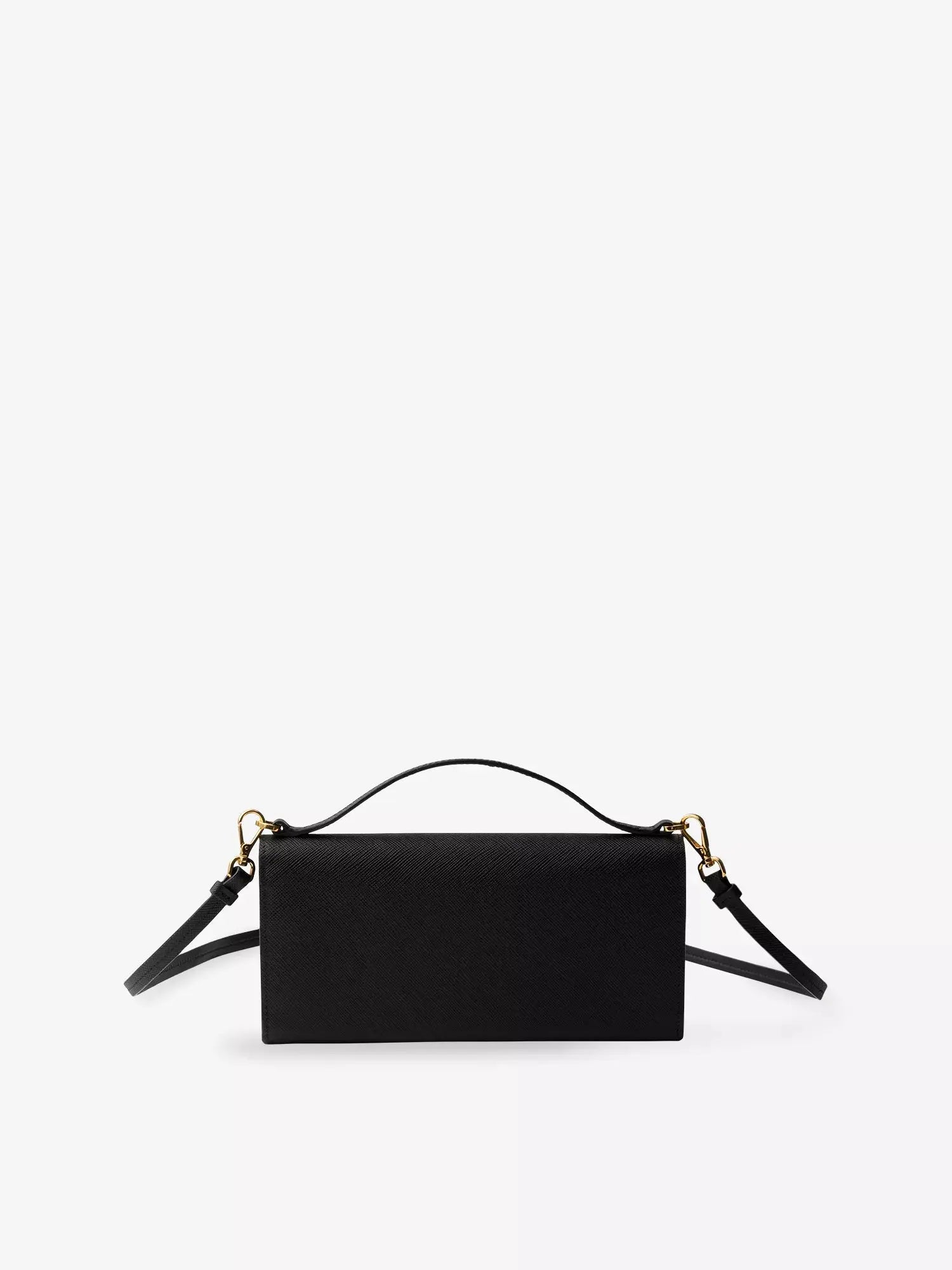 Prada Women's Saffiano Shoulder-Strap Leather Wallet Prada