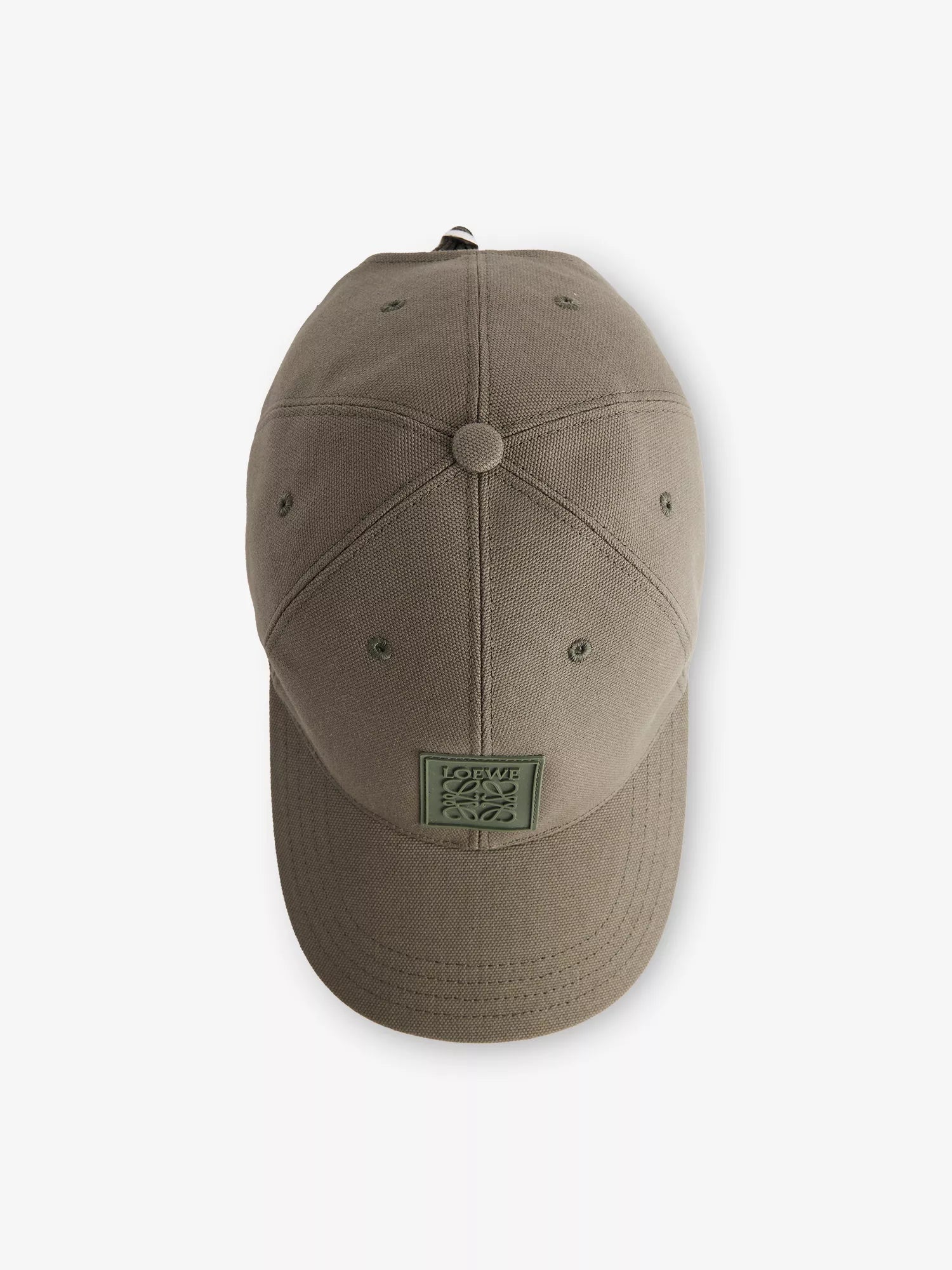 Loewe Men's Branded-Patch Cotton-Canvas Cap Loewe