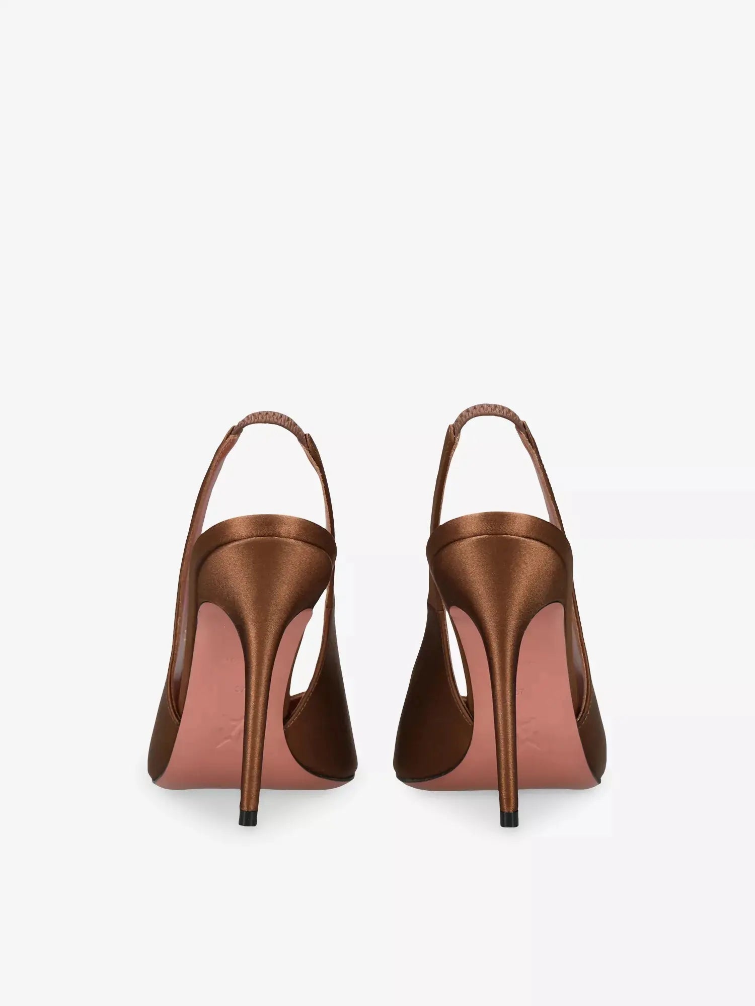 Amina Muaddi Women's Kristina 105 Slingback Satin Heels Amina Muaddi