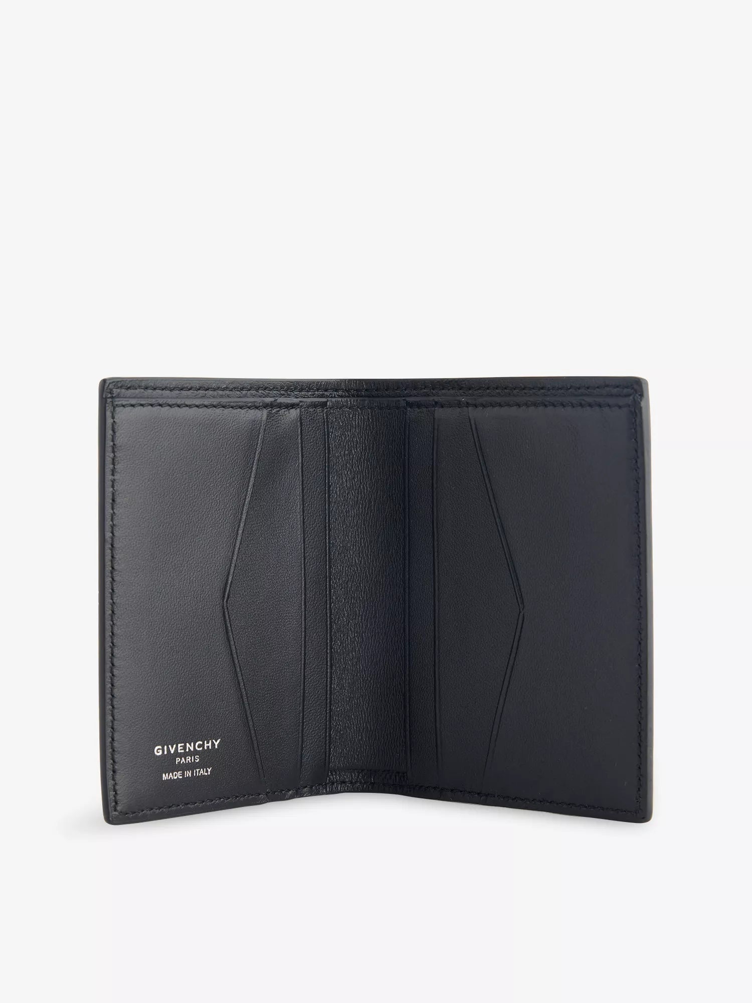 Givenchy Men's Foil-Logo Folded Leather Card Holder Givenchy