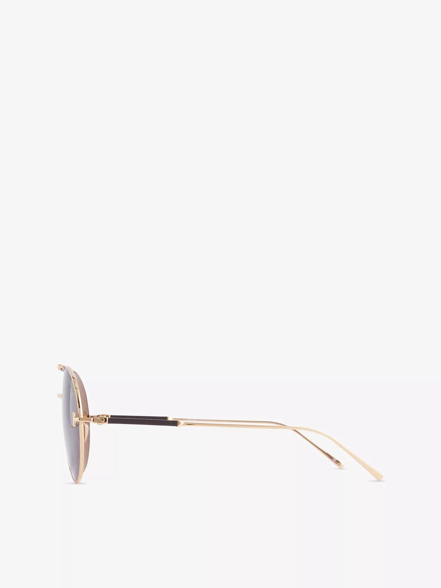 Tom Ford Men's Lou-02 Pilot-Frame Metal Sunglasses Tom Ford