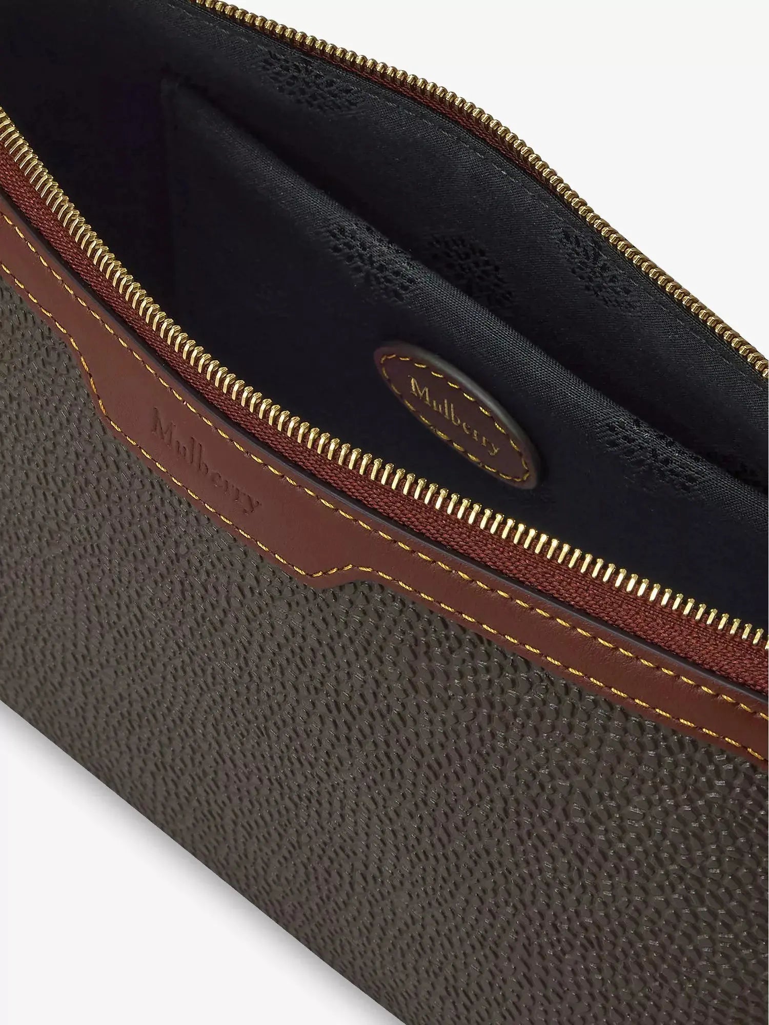 Mulberry Women's Small Cosmetic Leather Pouch Mulberry