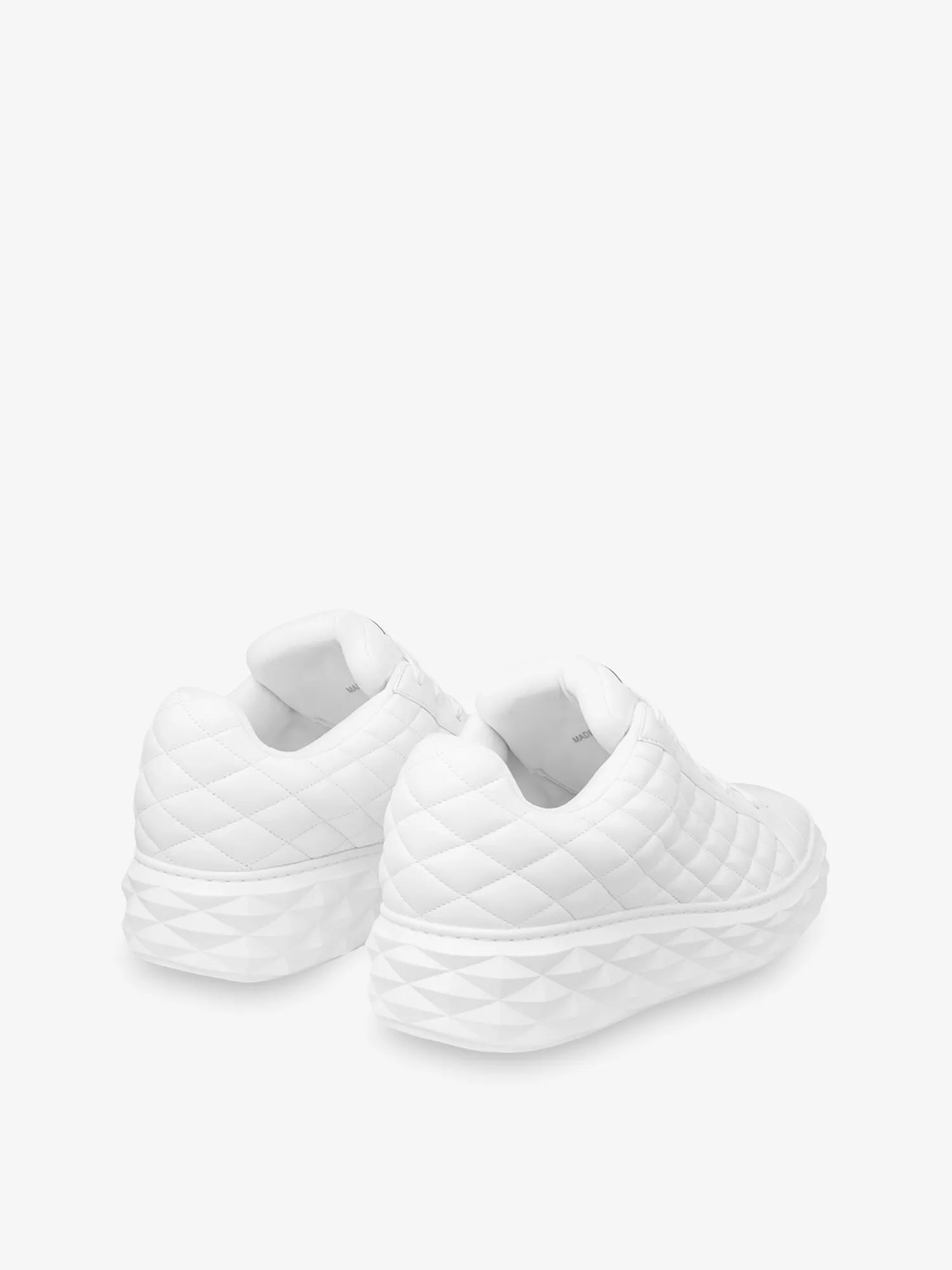 Jimmy Choo Men's Diamond Maxi Quilted Leather Trainers Jimmy Choo