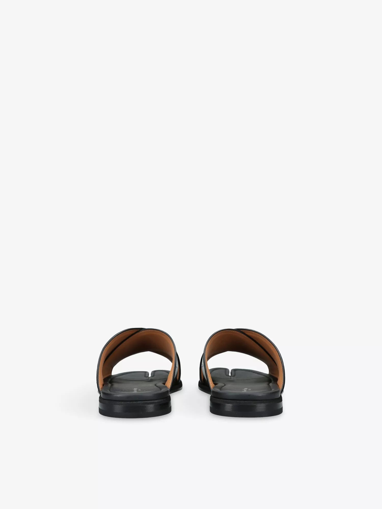 Maison Margiela Men's Tabi Numbers Leather Sandals Maison Margiela
