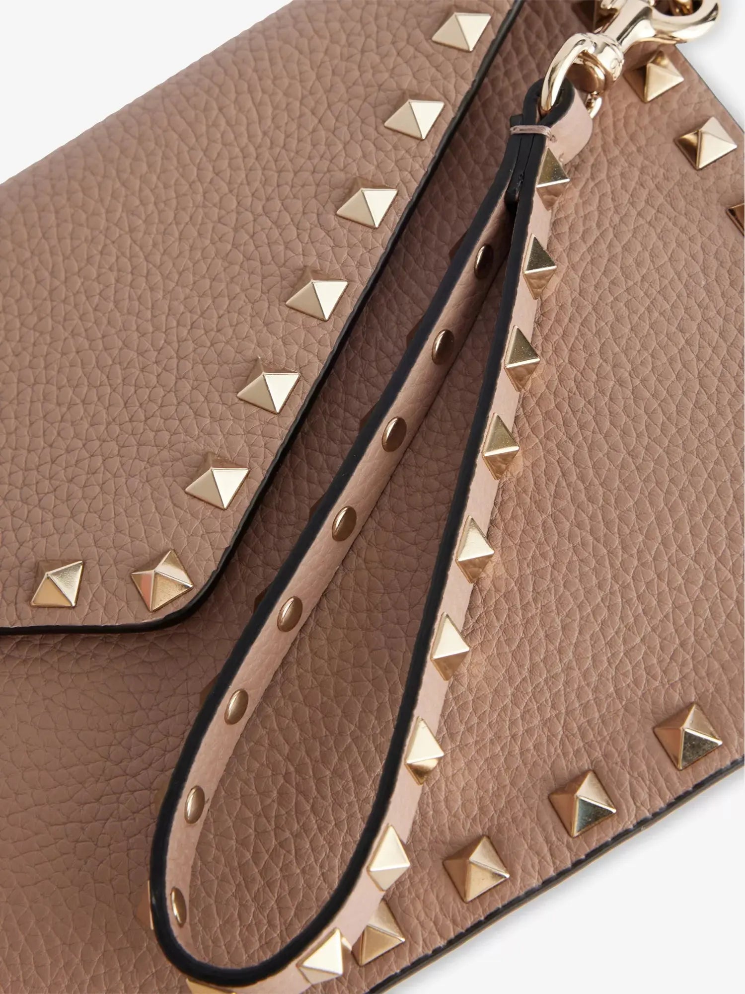 Valentino Garavani Women's Rockstud Leather Clutch Valentino Garavani