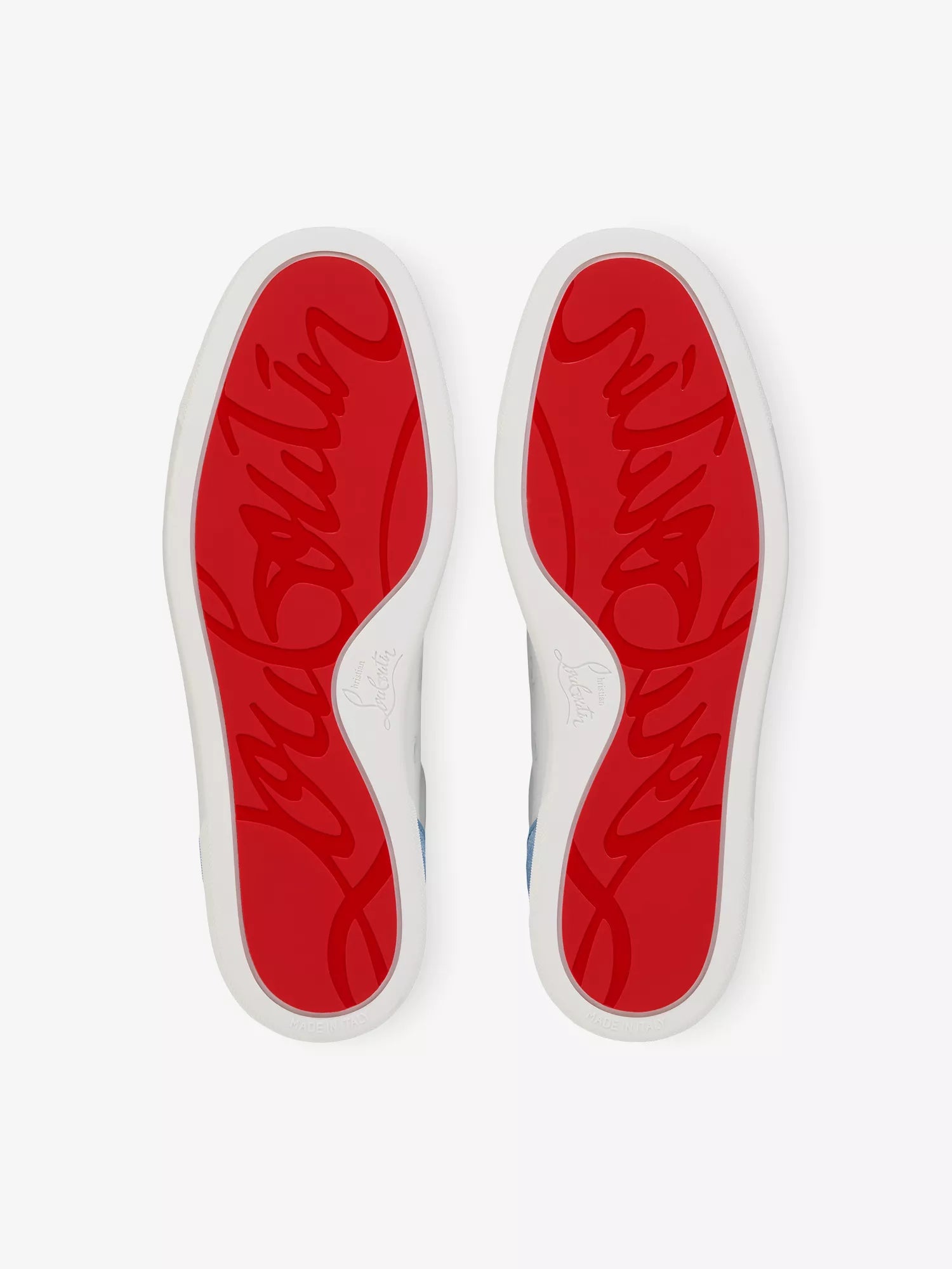 Christian Louboutin Men's Fun Louis Junior Leather Trainers Christian Louboutin