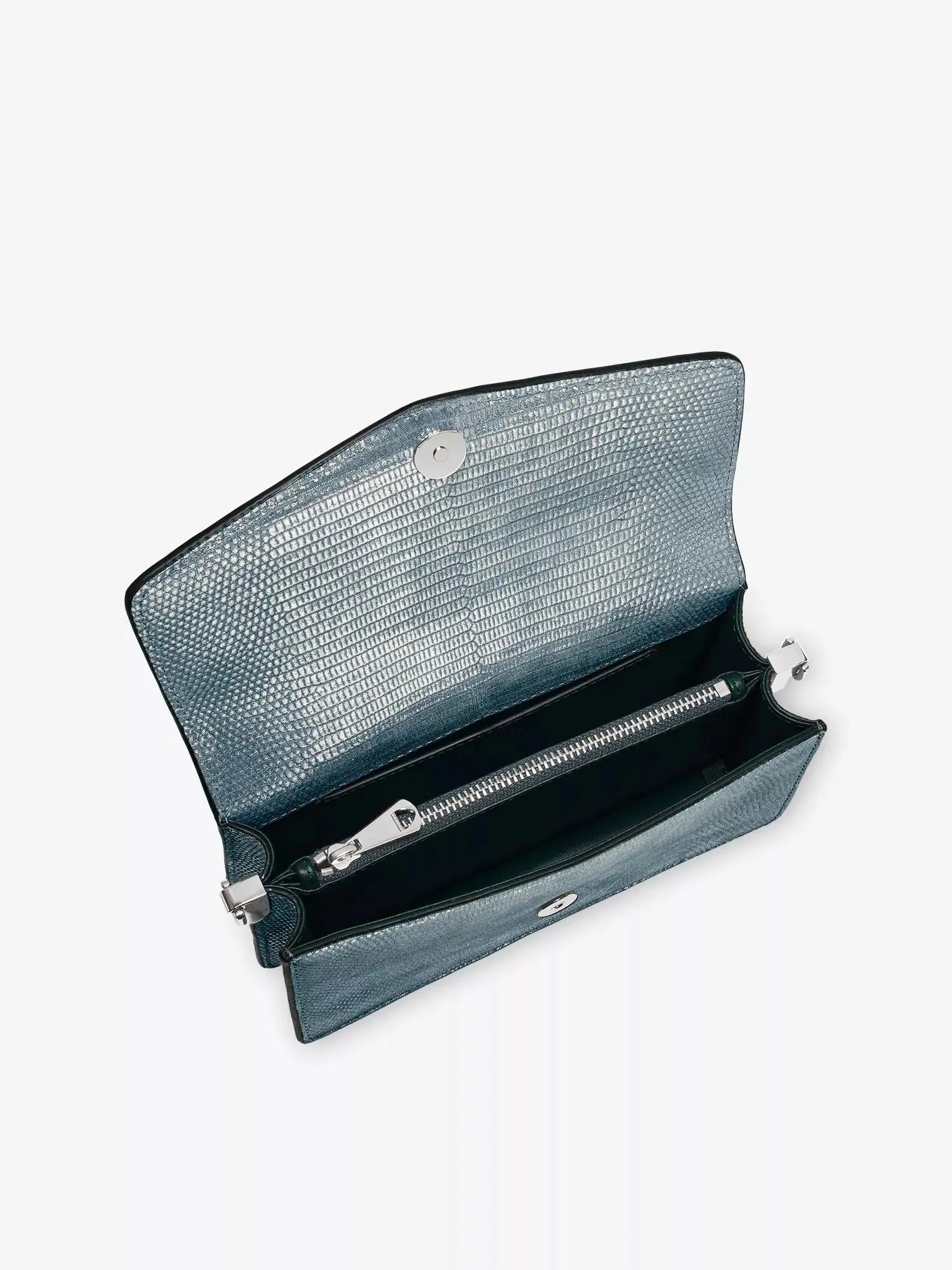 Aspinal of London Women's Eliza Lizard-Embossed Leather Clutch Bag Aspinal of London