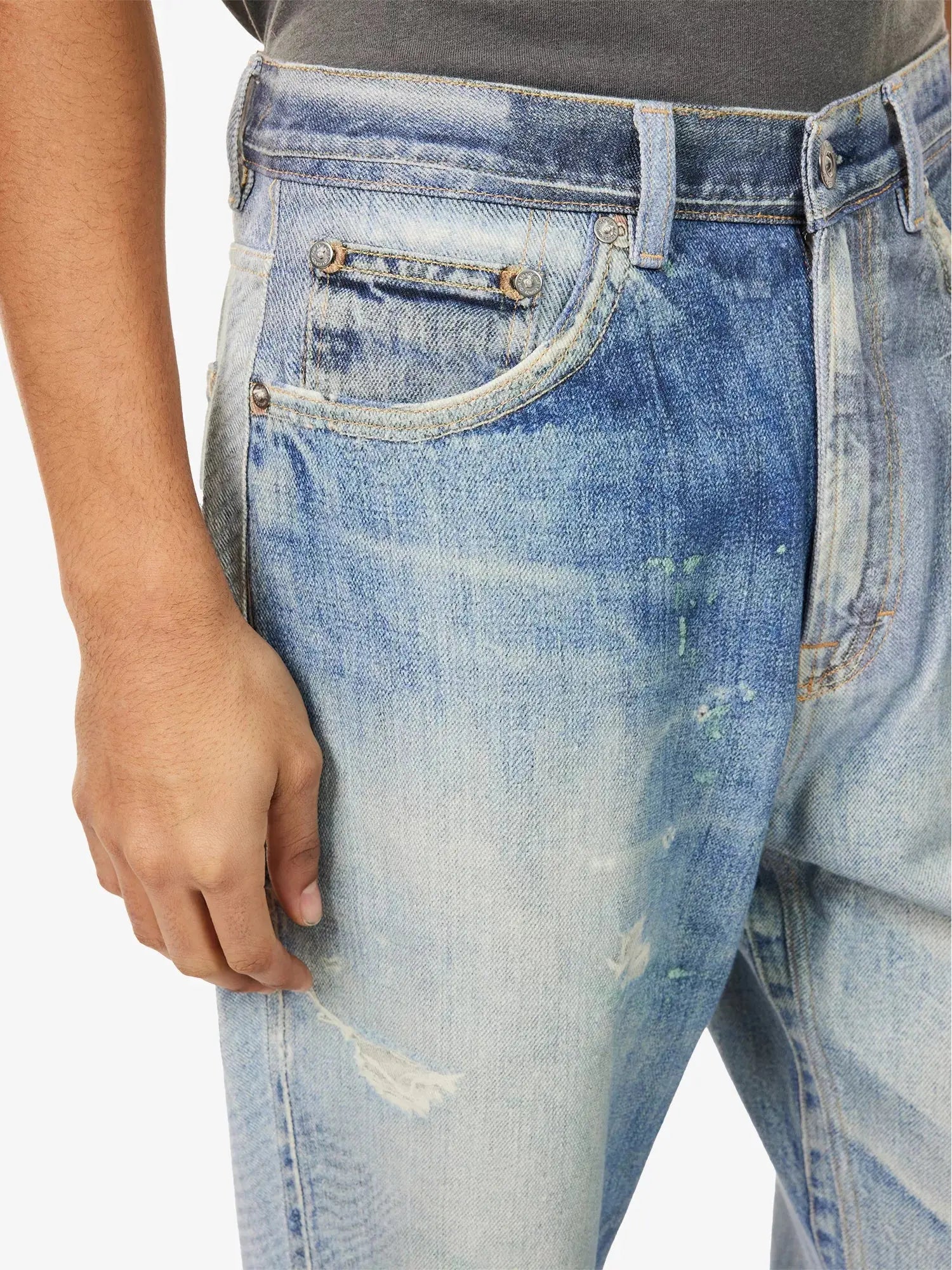 Our Legacy Men's Third Cut Faded-Wash Denim Jeans Our Legacy