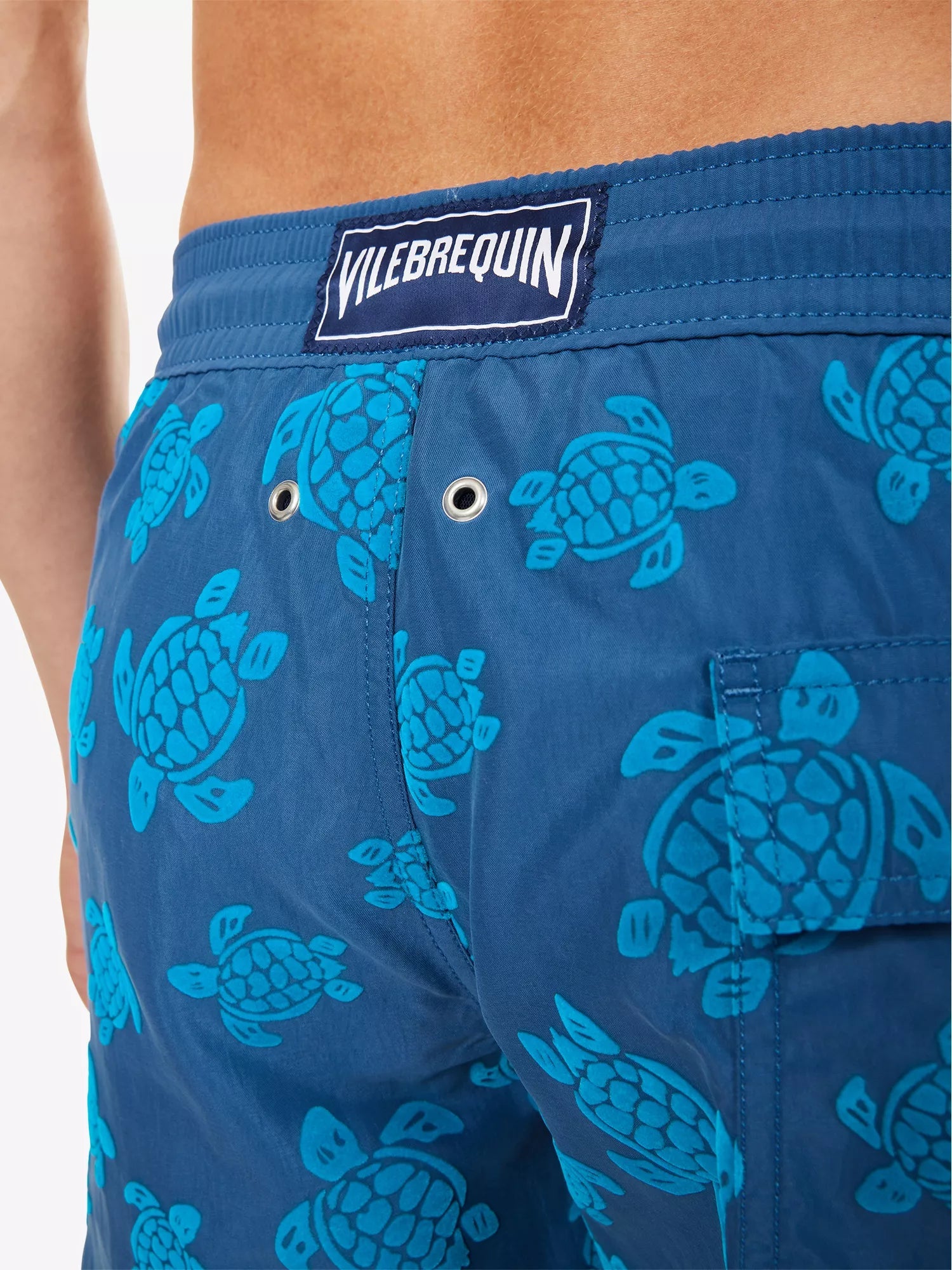 Vilebrequin Men's Moorea Turtle-Print Swim Shorts Vilebrequin