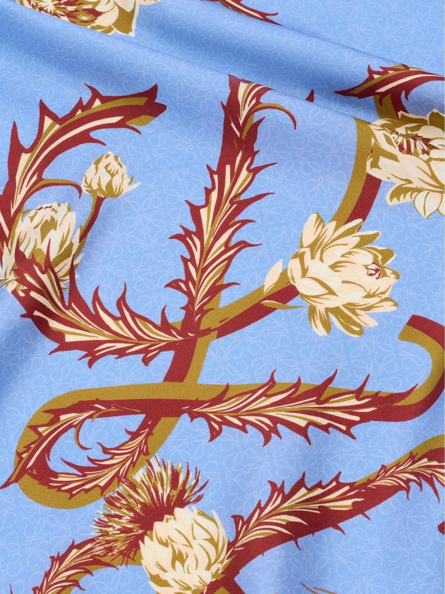 Loewe Women's Printed Square Silk Scarf Loewe