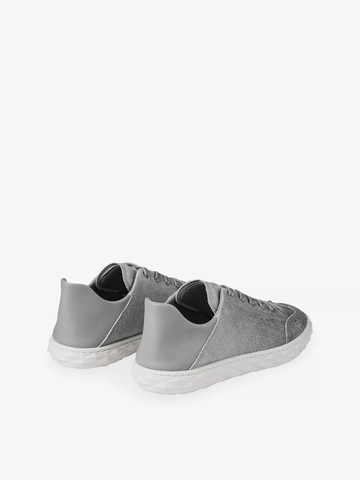 Jimmy Choo Men's Diamond Flex Denim Suede Trainers Jimmy Choo