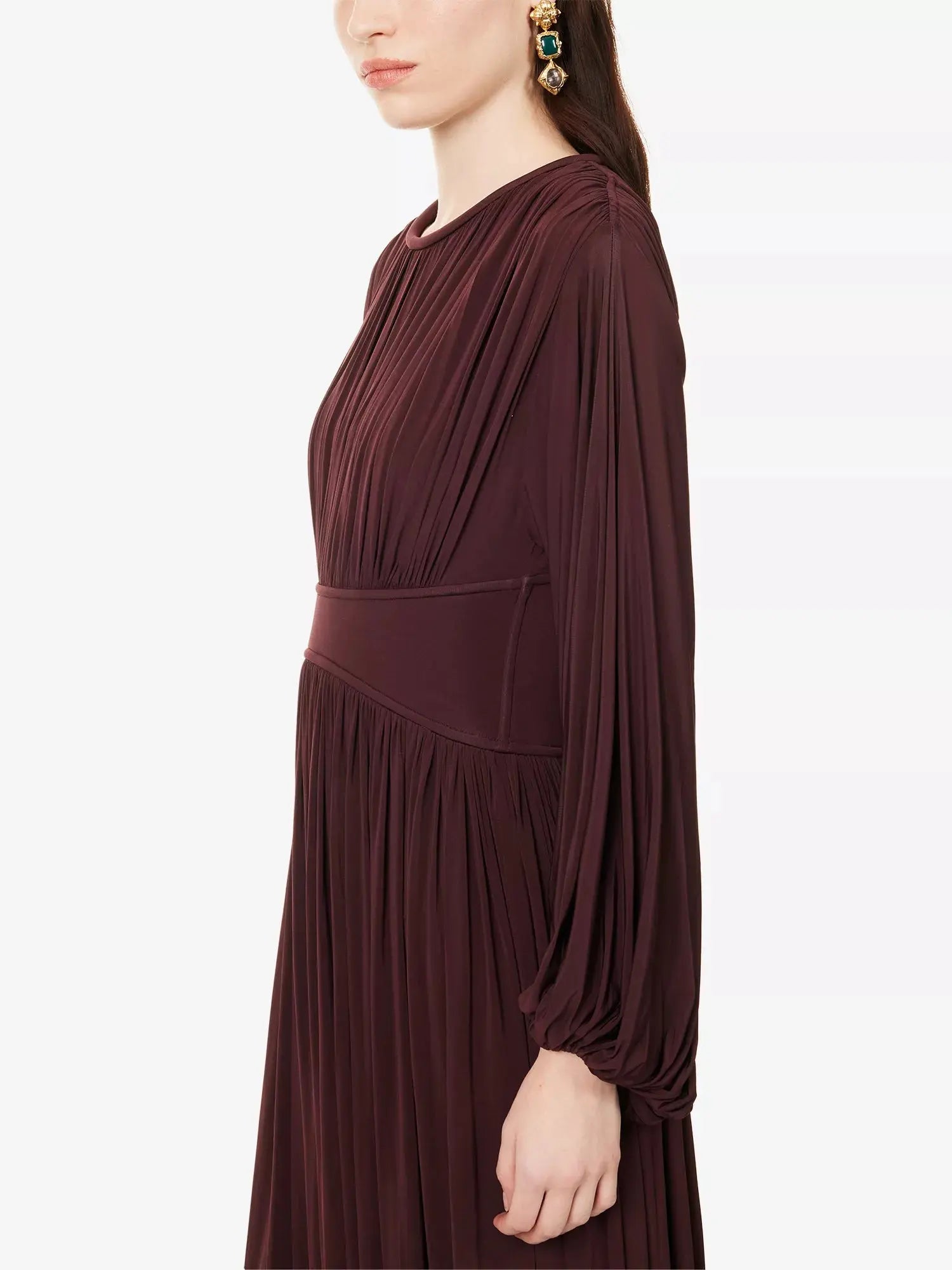 Zimmermann Women's Luna Draped Jersey Maxi Dress Zimmermann