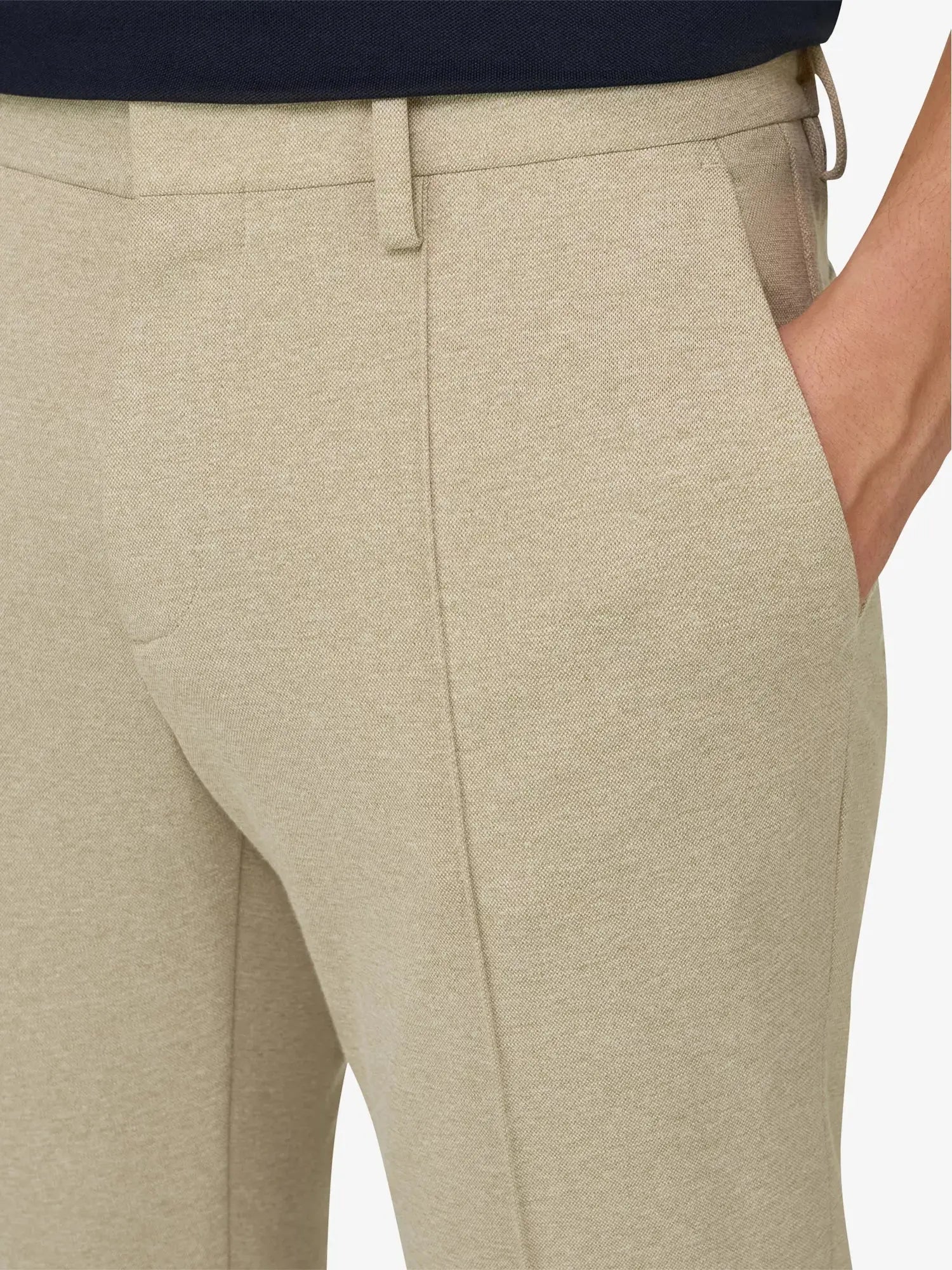 Boggi Milano Men's Jersey Straight-Leg Cotton-Blend Trousers Boggi Milano