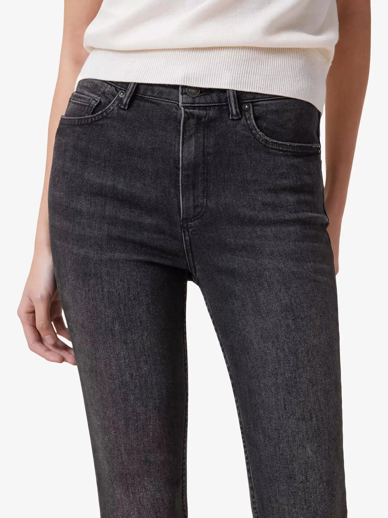 AllSaints Women's Miller Pushup Skinny-Leg High-Rise Cotton-Blend Stretch-Denim Jeans Allsaints