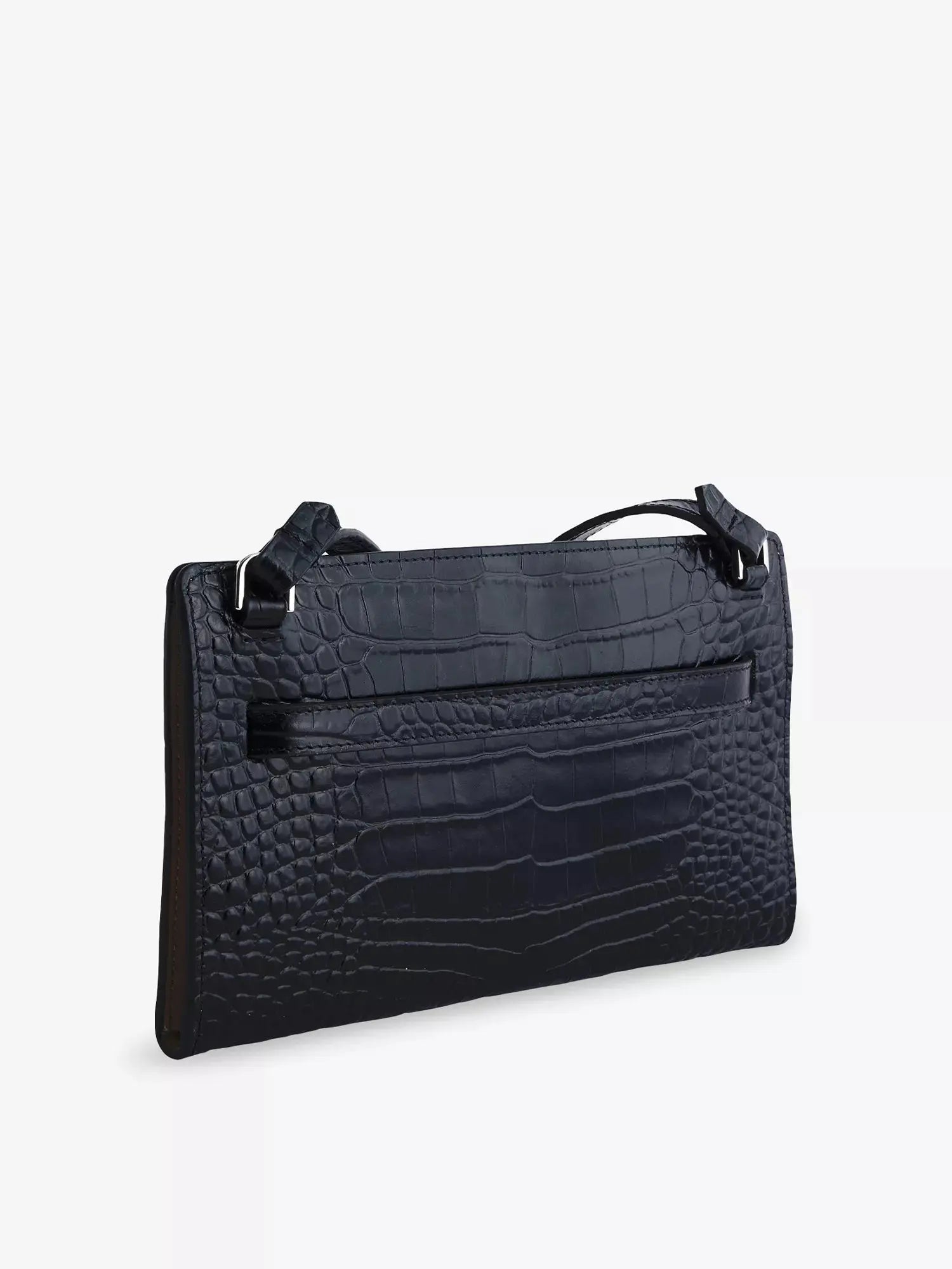 Toteme Women's Belted Croco-Embossed Leather Cross Body Bag Toteme