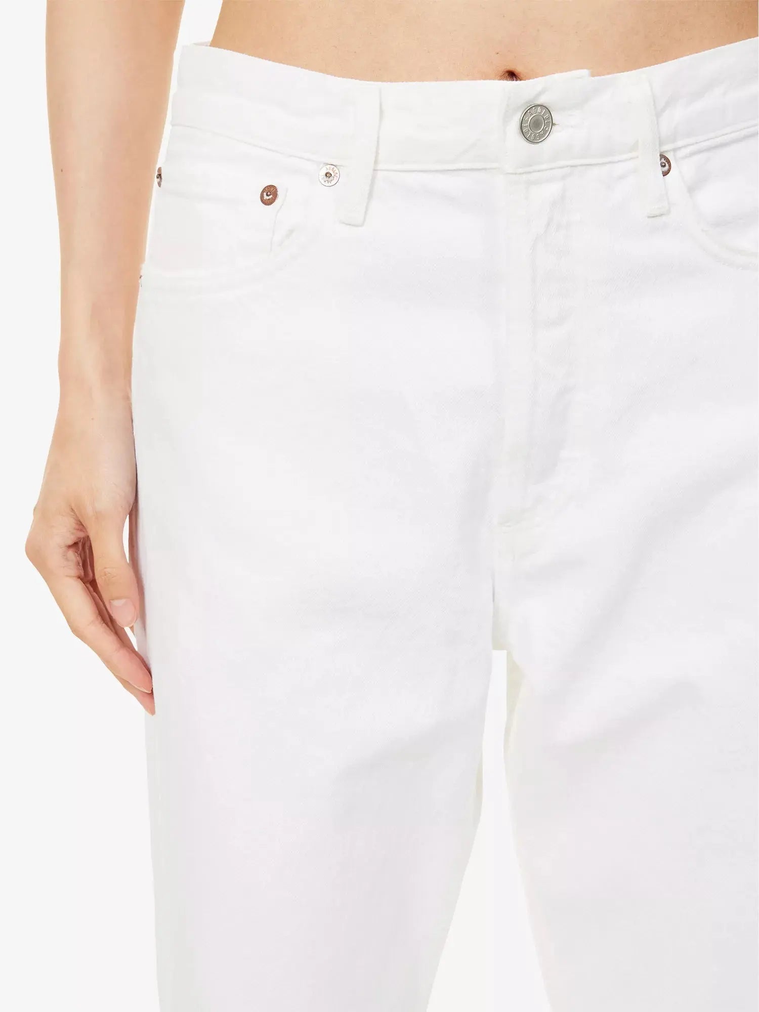 Agolde Women's 90's Pinch-Waist Cropped Denim Jeans Agolde