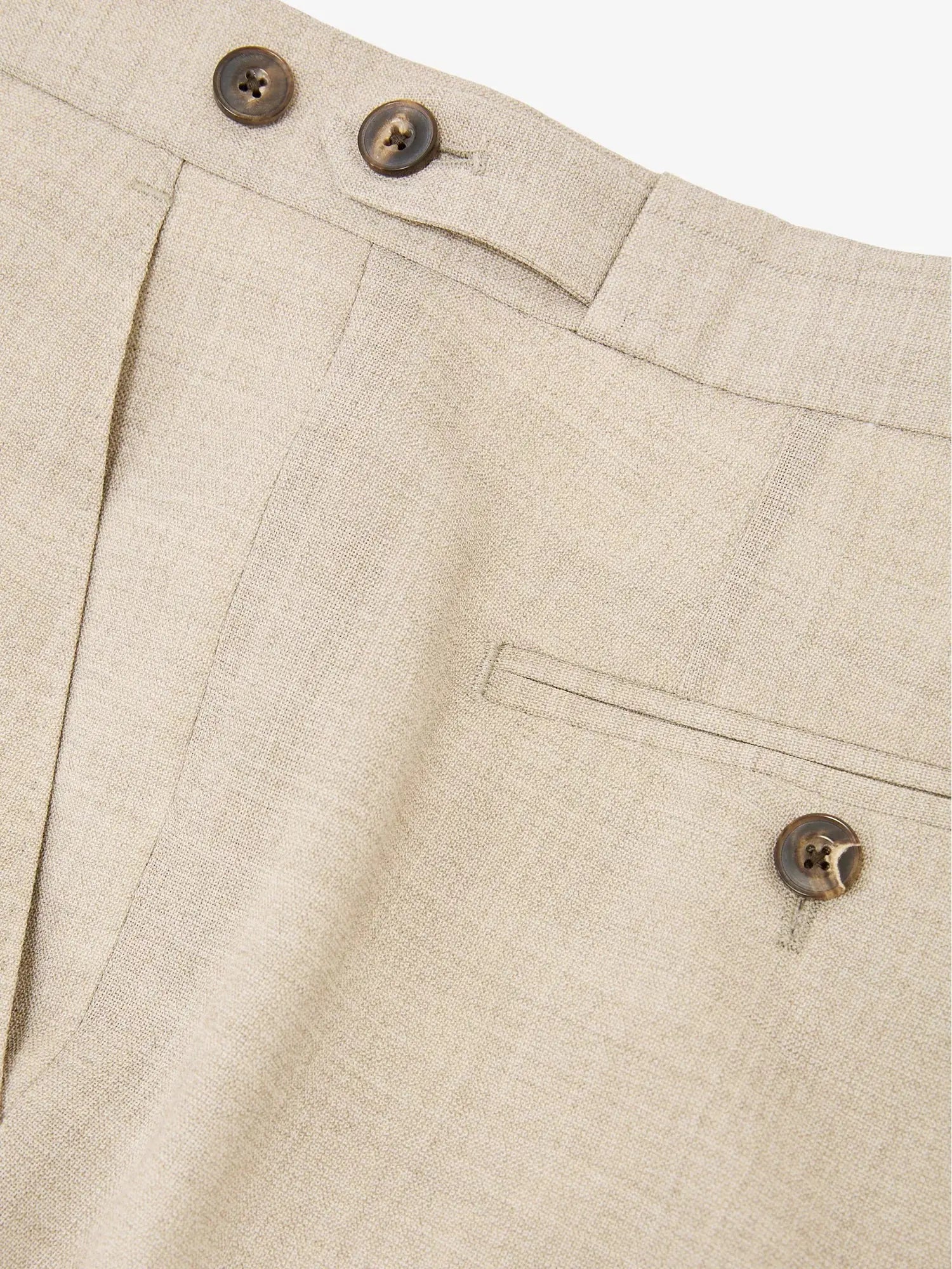Reiss Men's Fibre Slim-Leg Wool Trousers Reiss