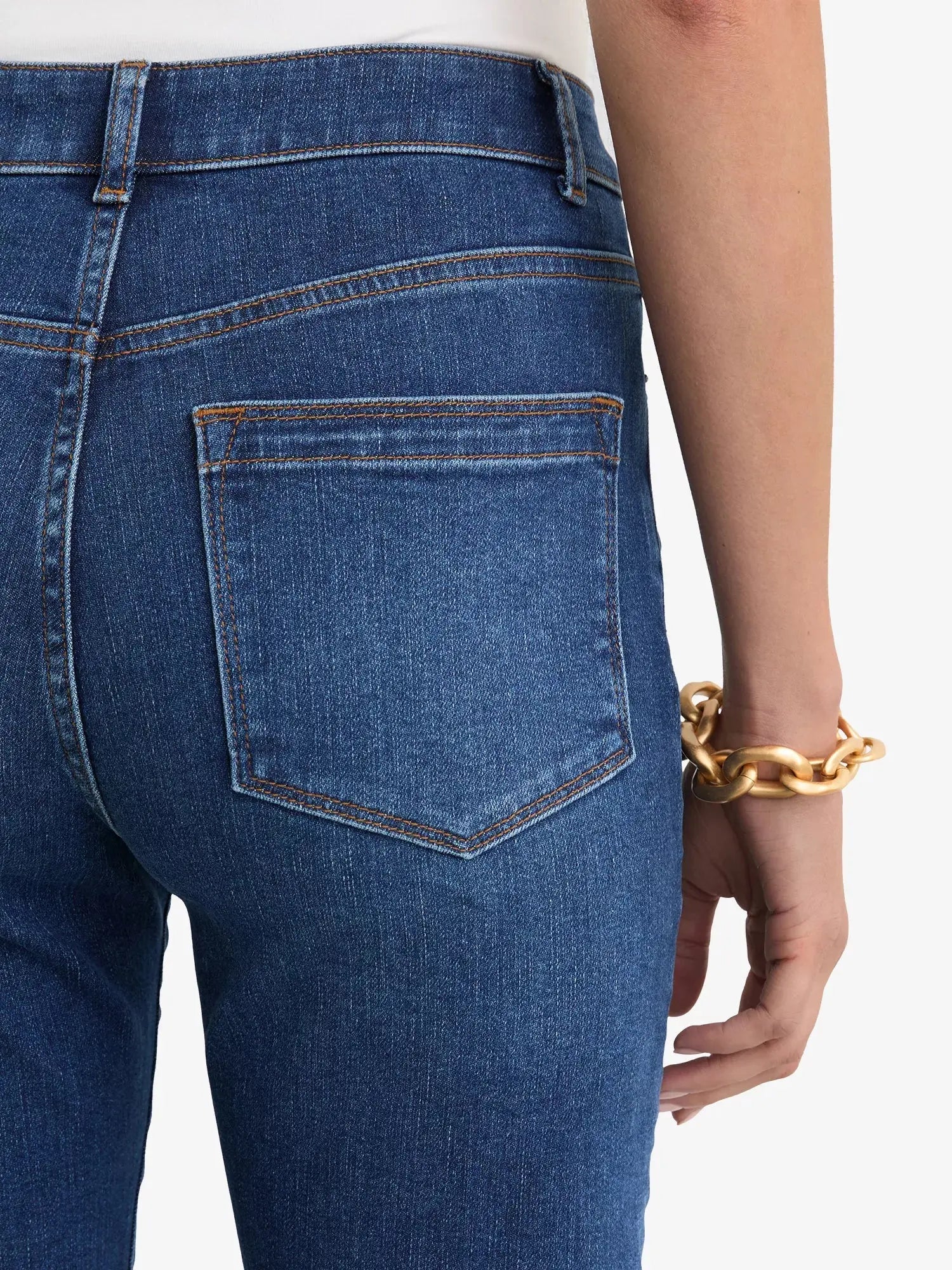 Reiss Women's Isabel Slim-Leg Mid-Rise Stretch-Denim Jeans Reiss