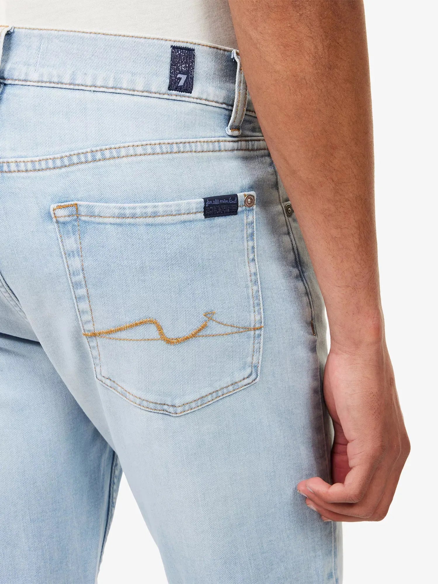 7 For All Mankind Men's Slimmy Tapered Brand-Patch Stretch-Denim Jeans 7 For All Mankind