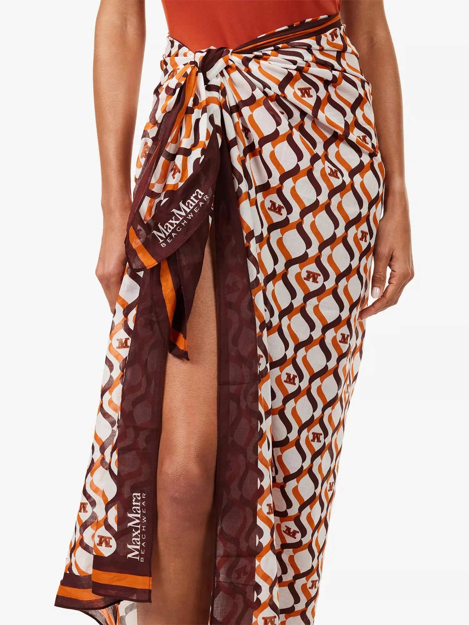 Max Mara Women's Elfi Pareo Printed Cotton-Muslin Sarong Max Mara