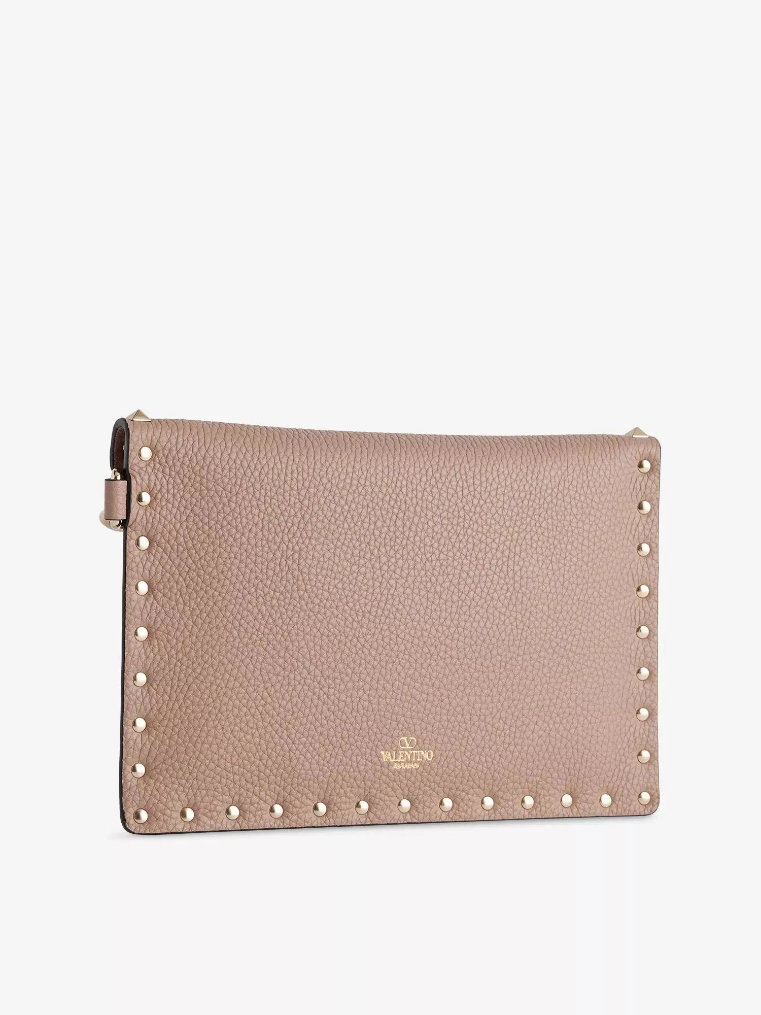 Valentino Garavani Women's Rockstud Leather Clutch Valentino Garavani