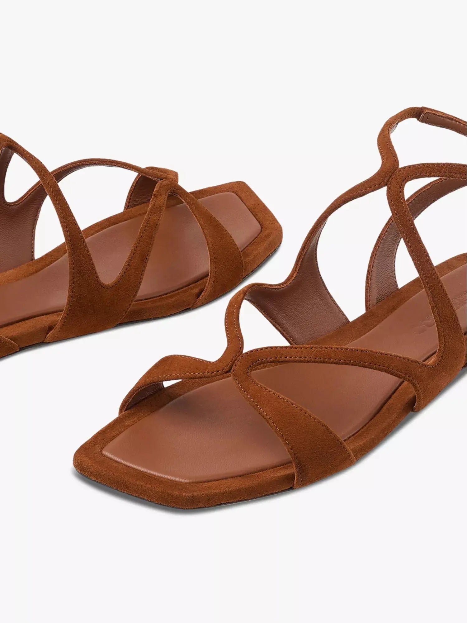 Jimmy Choo Women's Ayla suede flat sandals Jimmy Choo