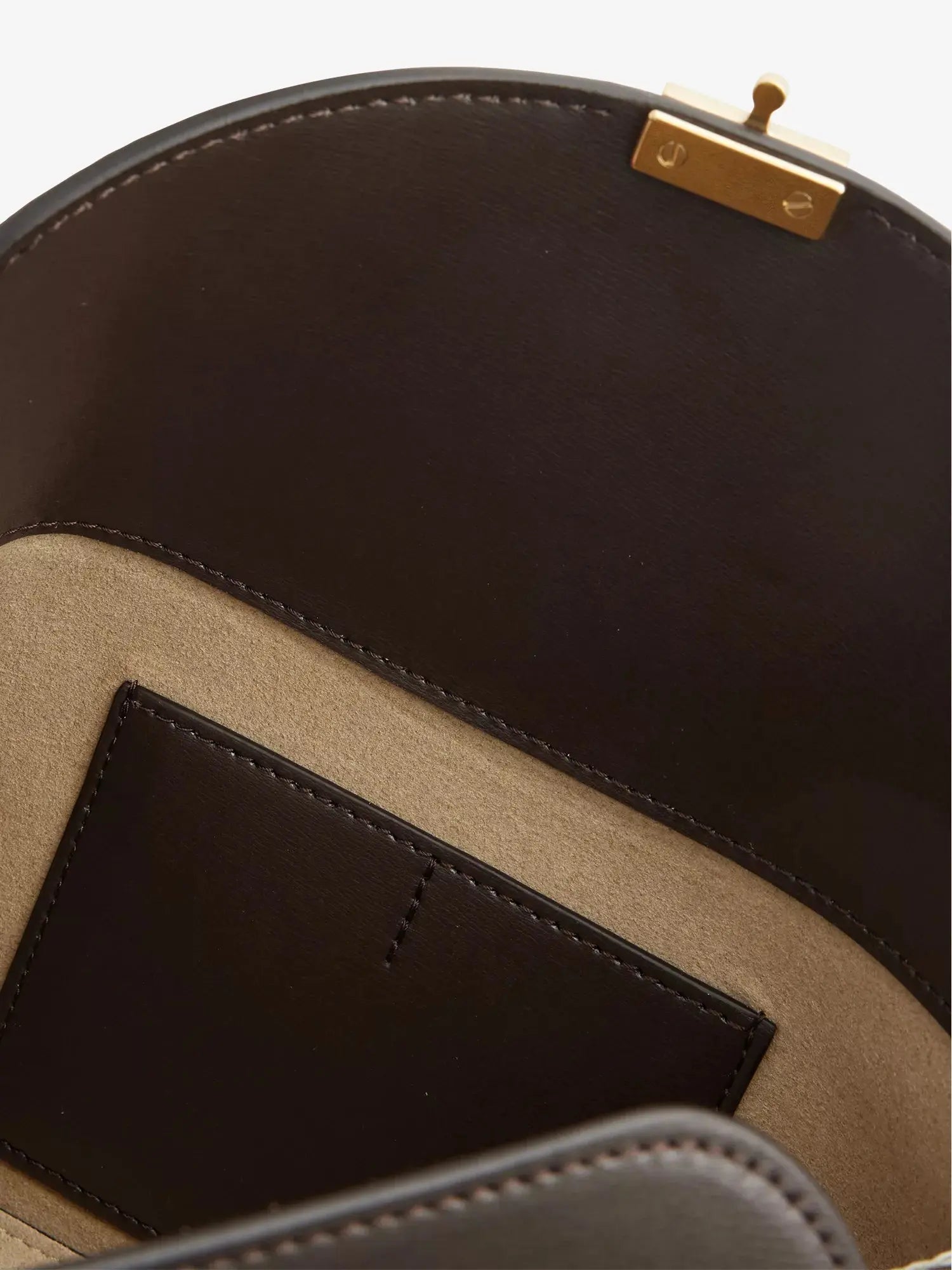Toteme Women's T-Lock Mini Leather Clutch Bag Toteme