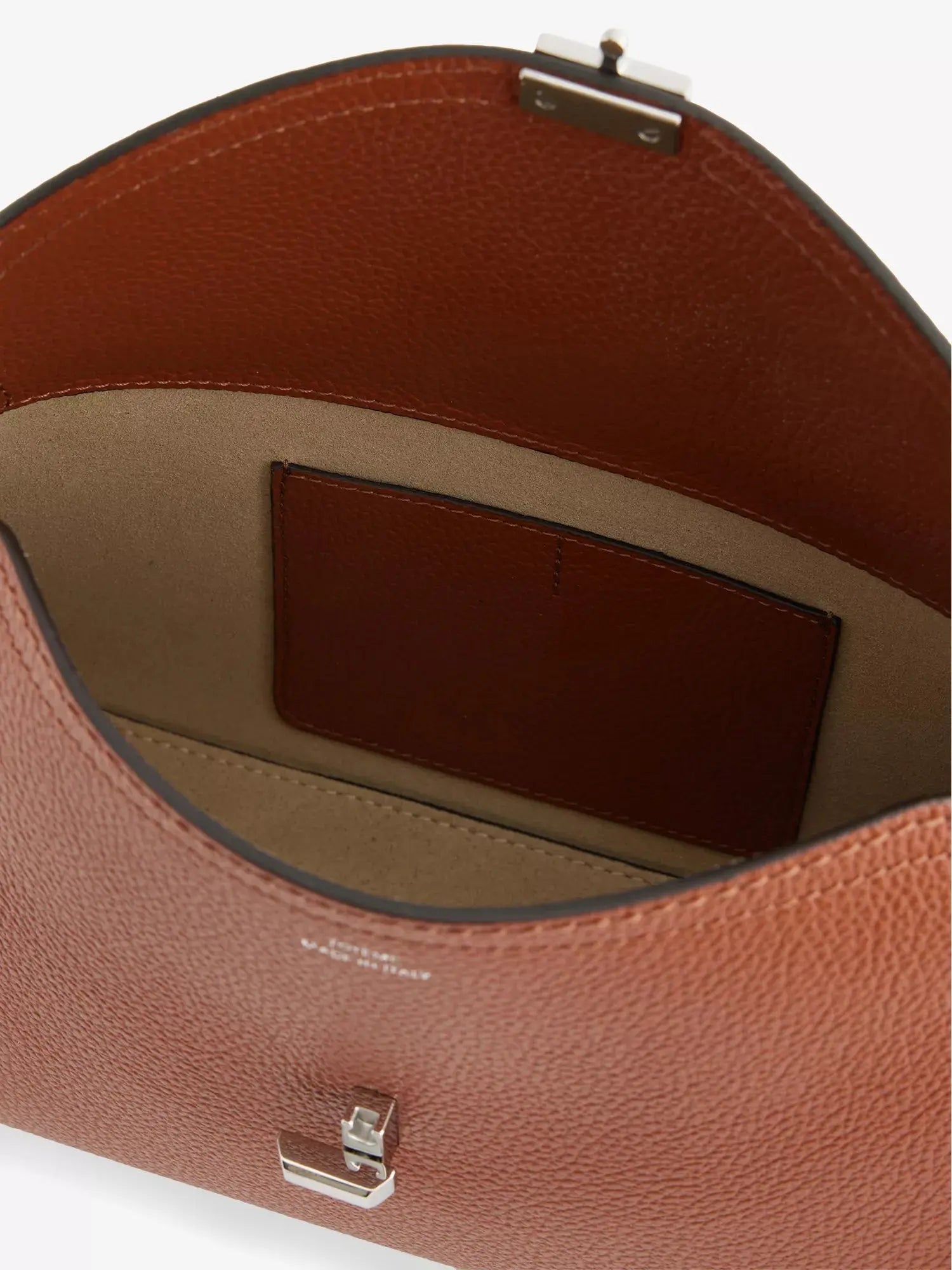 Toteme Women's T-Lock Flap Leather Clutch Toteme