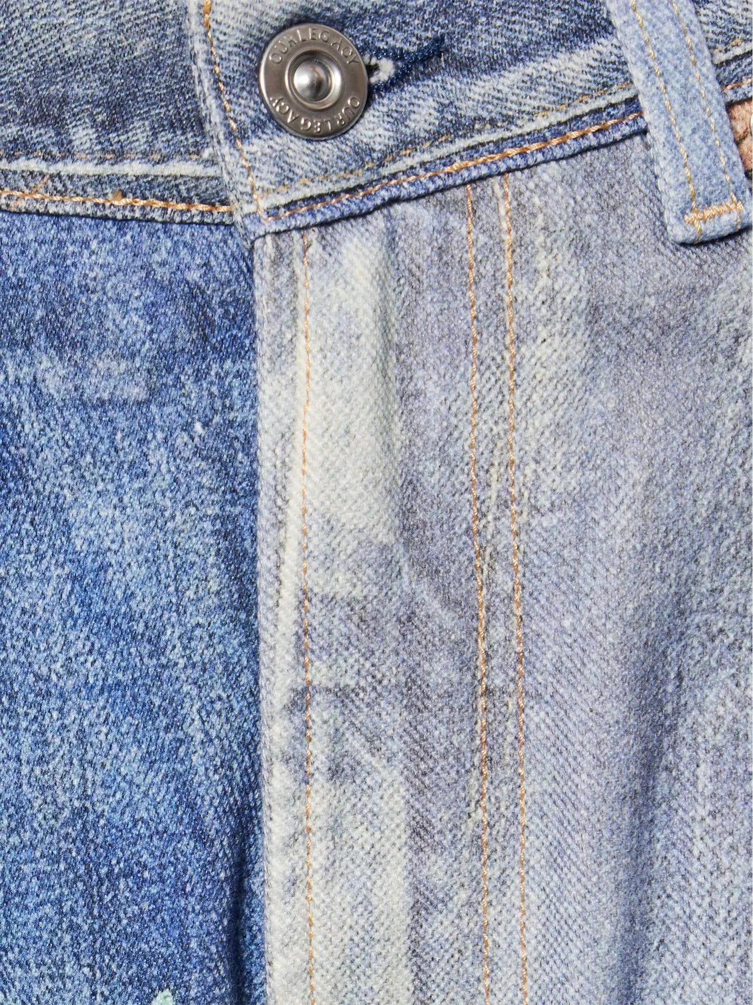 Our Legacy Men's Third Cut Faded-Wash Denim Jeans Our Legacy