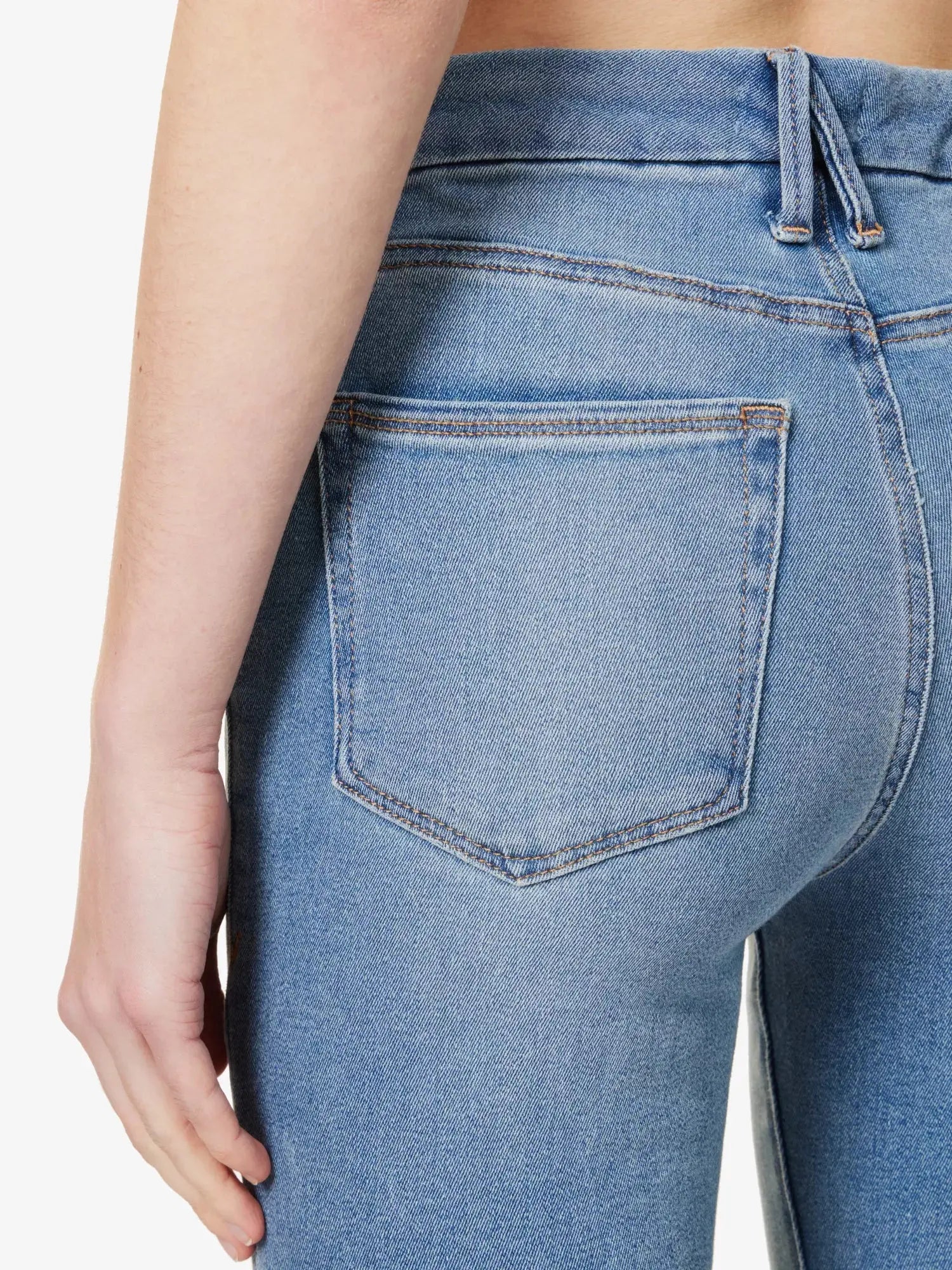 Good American Women's Good Legs skinny-leg mid-rise cropped stretch-denim jeans Good American