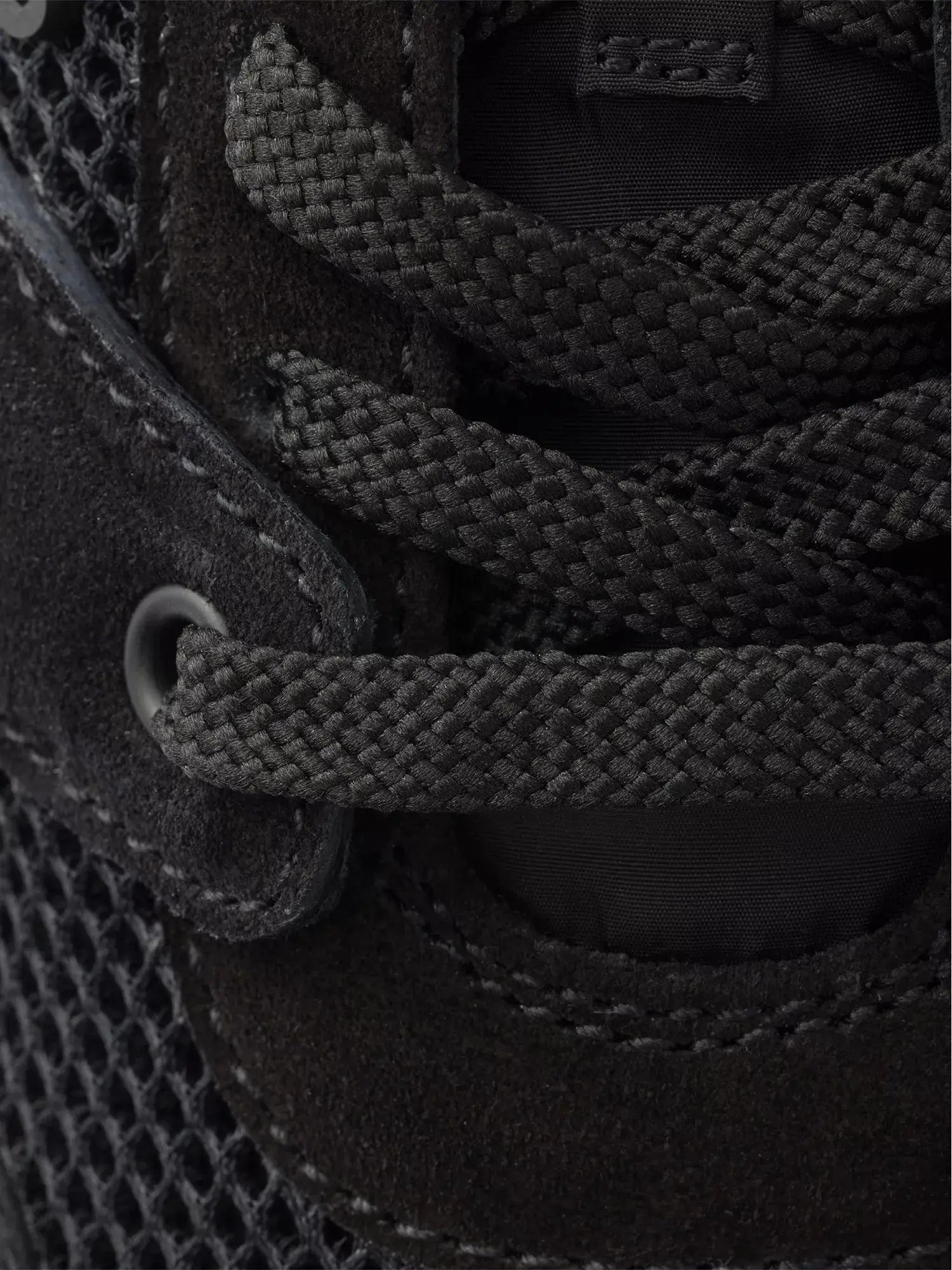 Prada Women's Panelled Mesh and Suede Trainers Prada