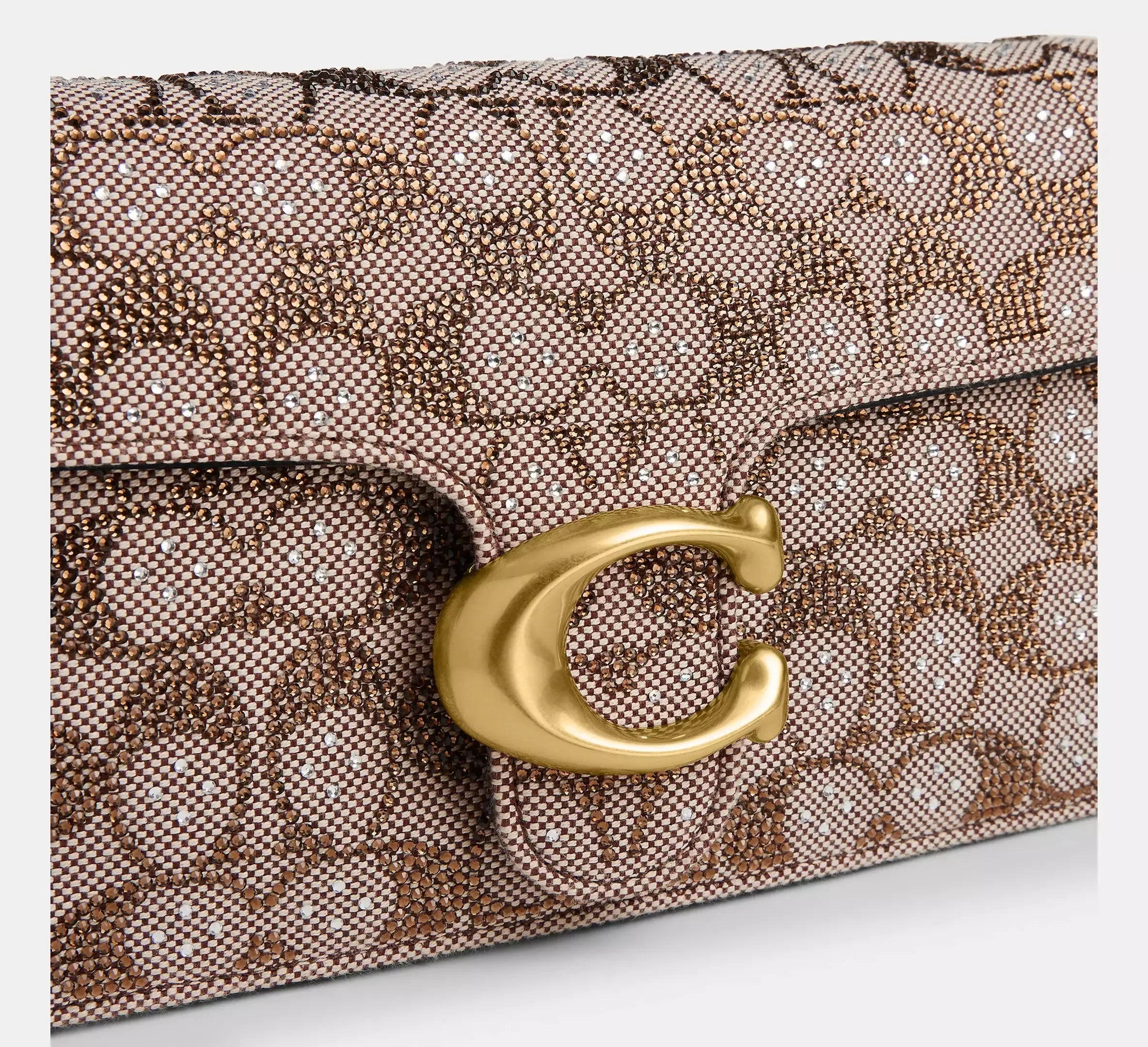 Coach Women's Tabby Shoulder Bag 26 In Crystal Signature Jacquard Coach