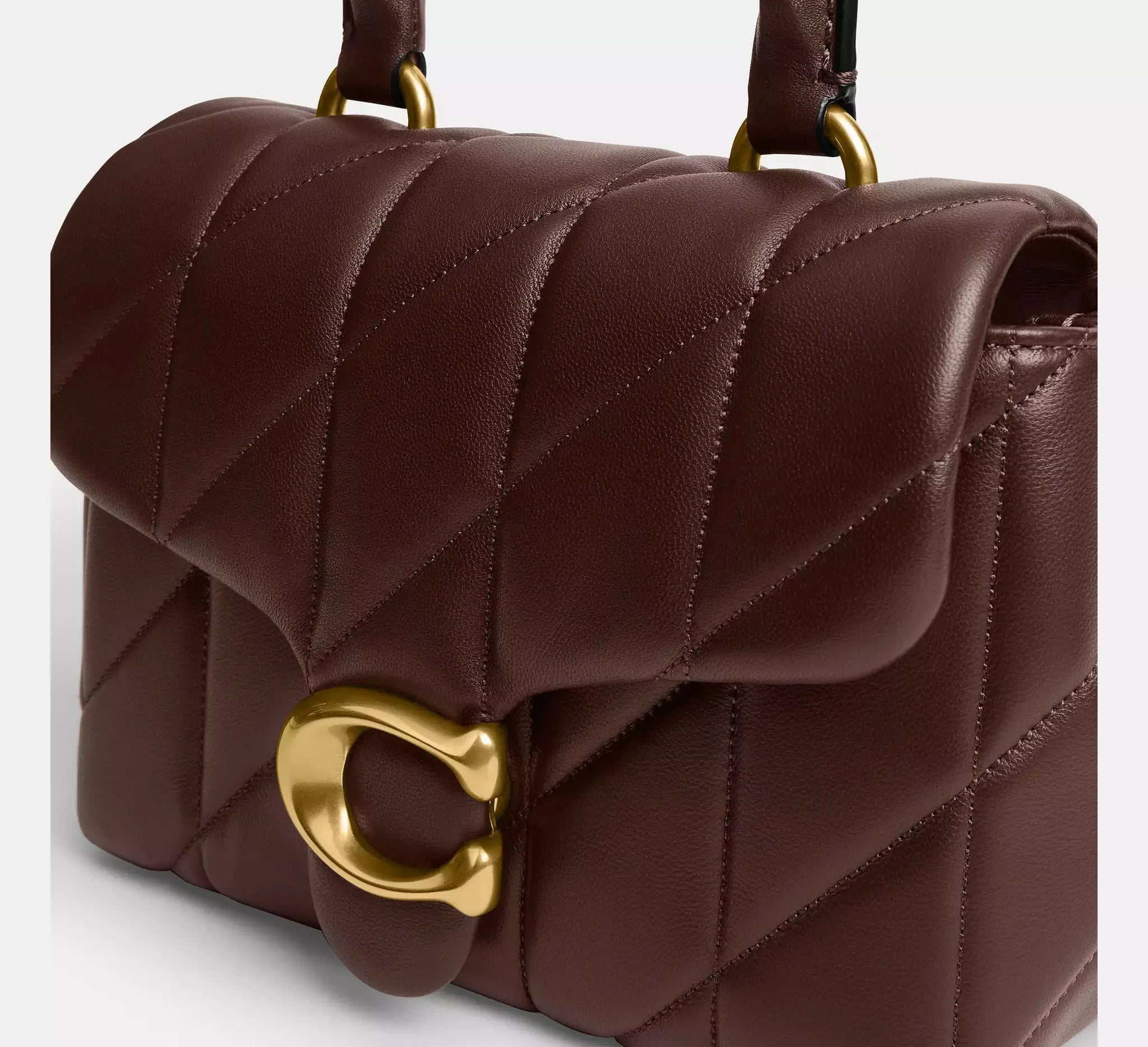 Coach Women's Tabby Top Handle Bag With Quilting Coach