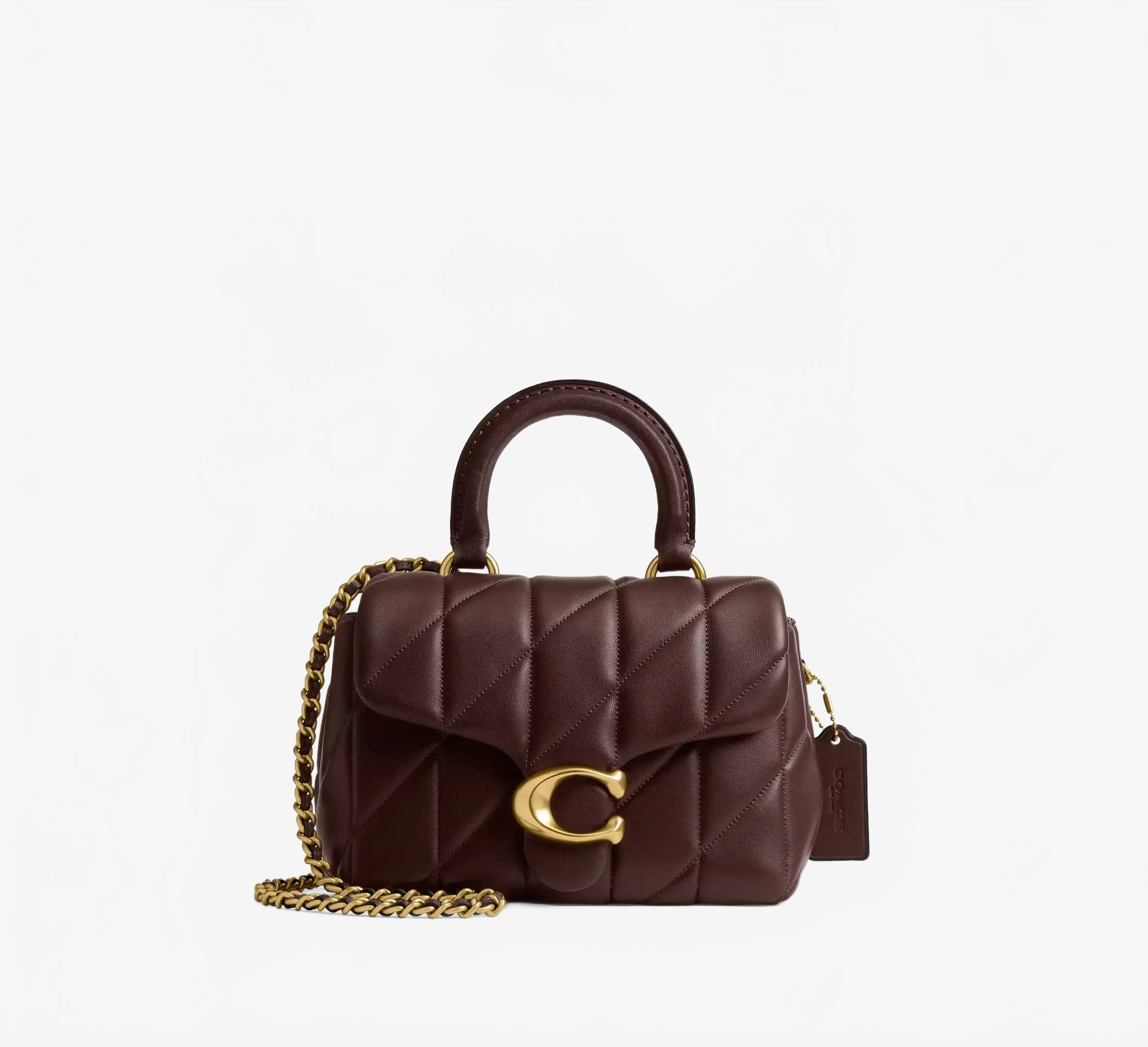 Coach Women's Tabby Top Handle Bag With Quilting Coach