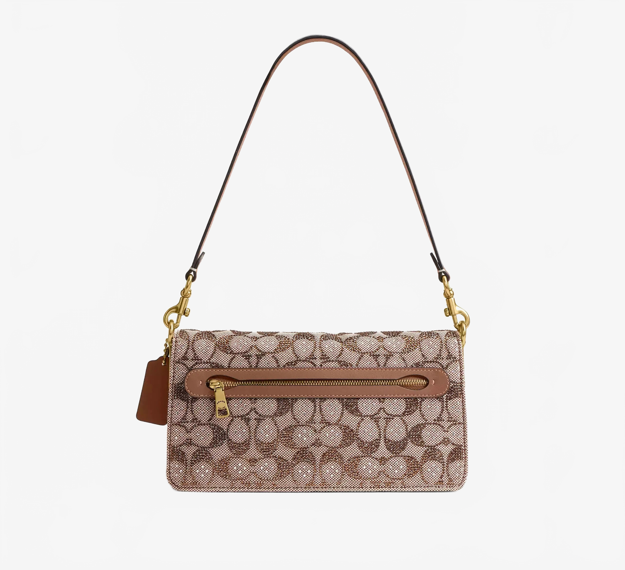 Coach Women's Tabby Shoulder Bag 26 In Crystal Signature Jacquard Coach